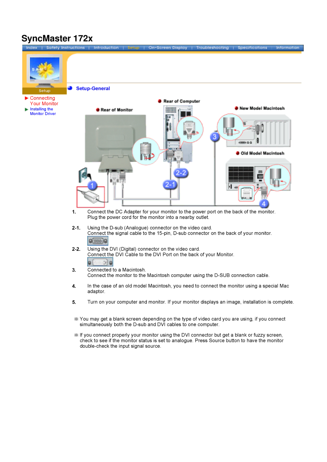 Samsung 152x, 172x manual SyncMaster 