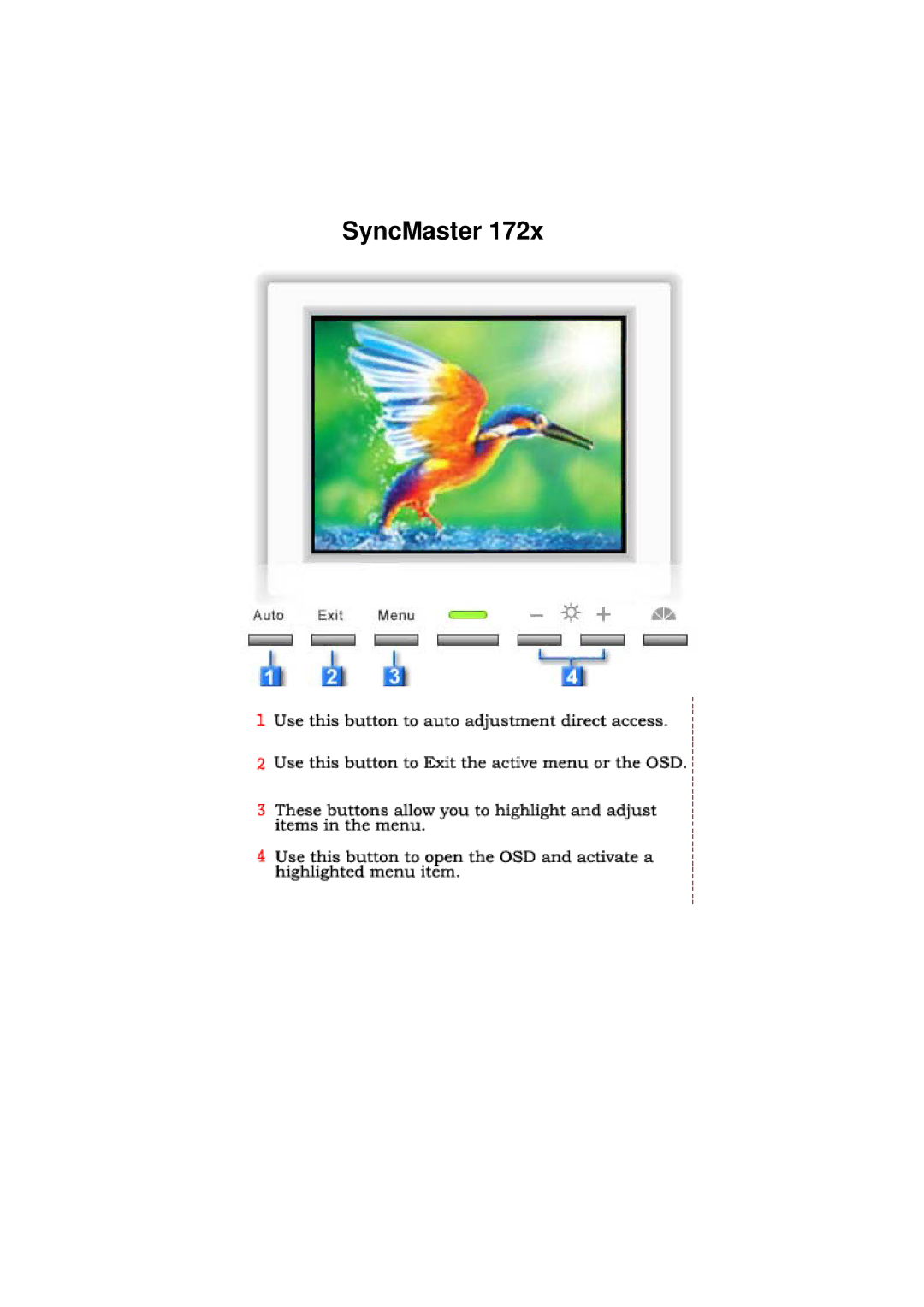 Samsung 152x, 172x manual SyncMaster 