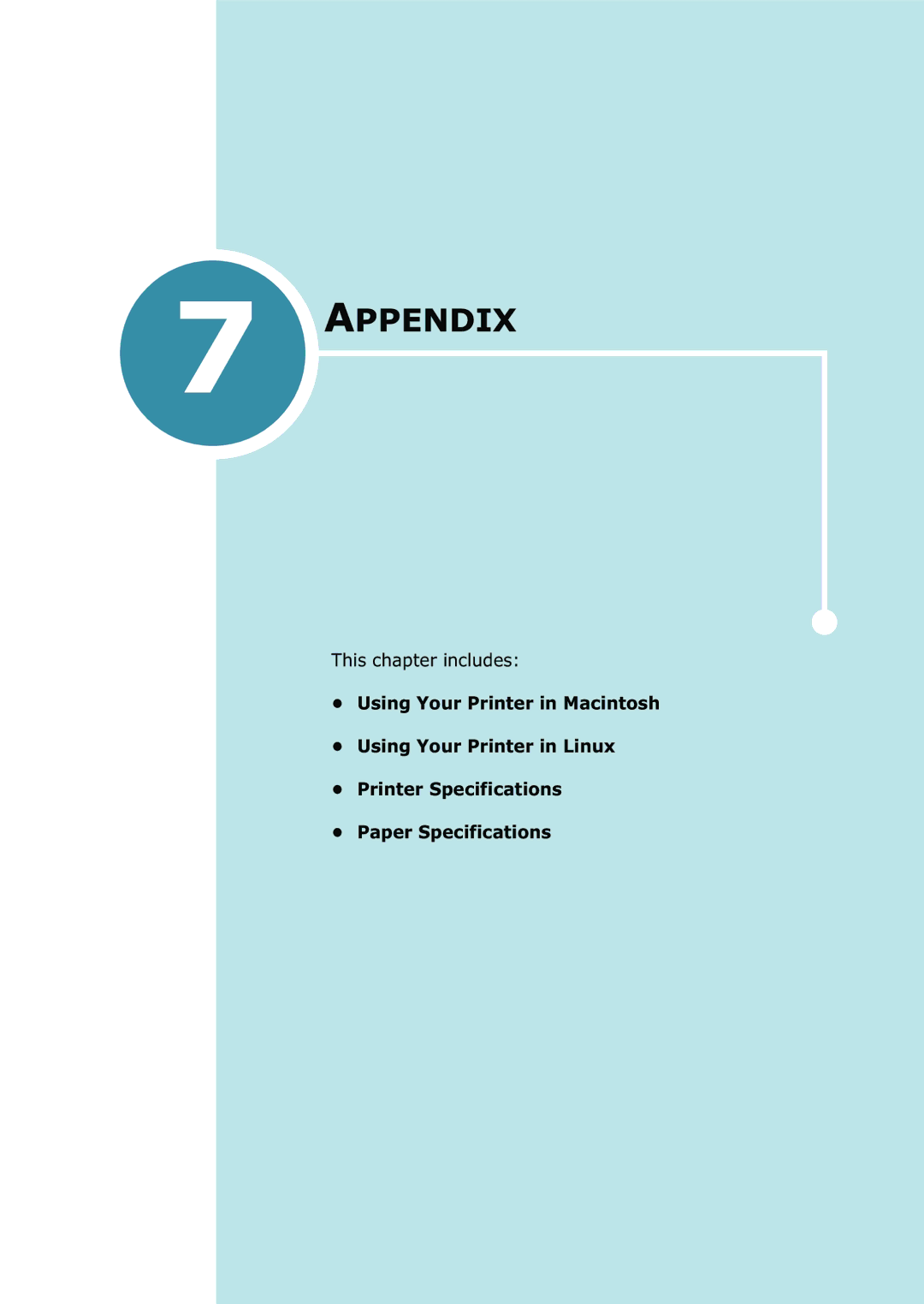 Samsung 1740 manual Appendix 