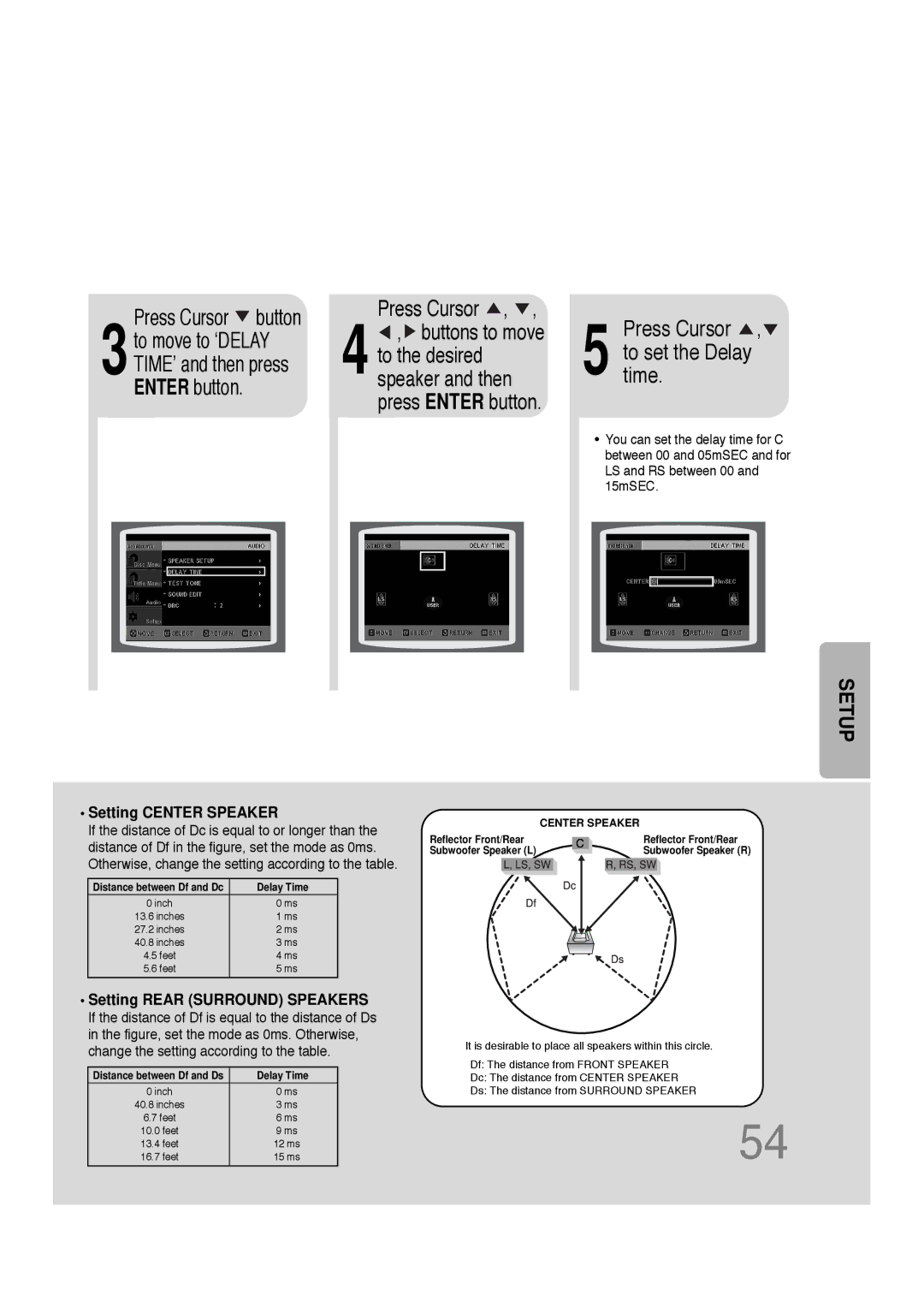 Samsung 20051111103302296 instruction manual 3to move to ‘DELAY TIME’ and then press Enter button 