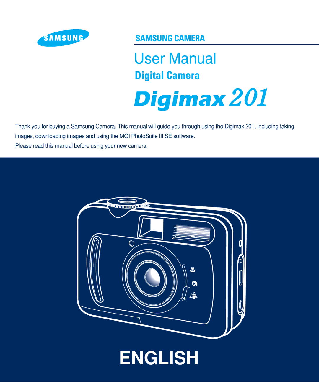 Samsung 201 manual English 