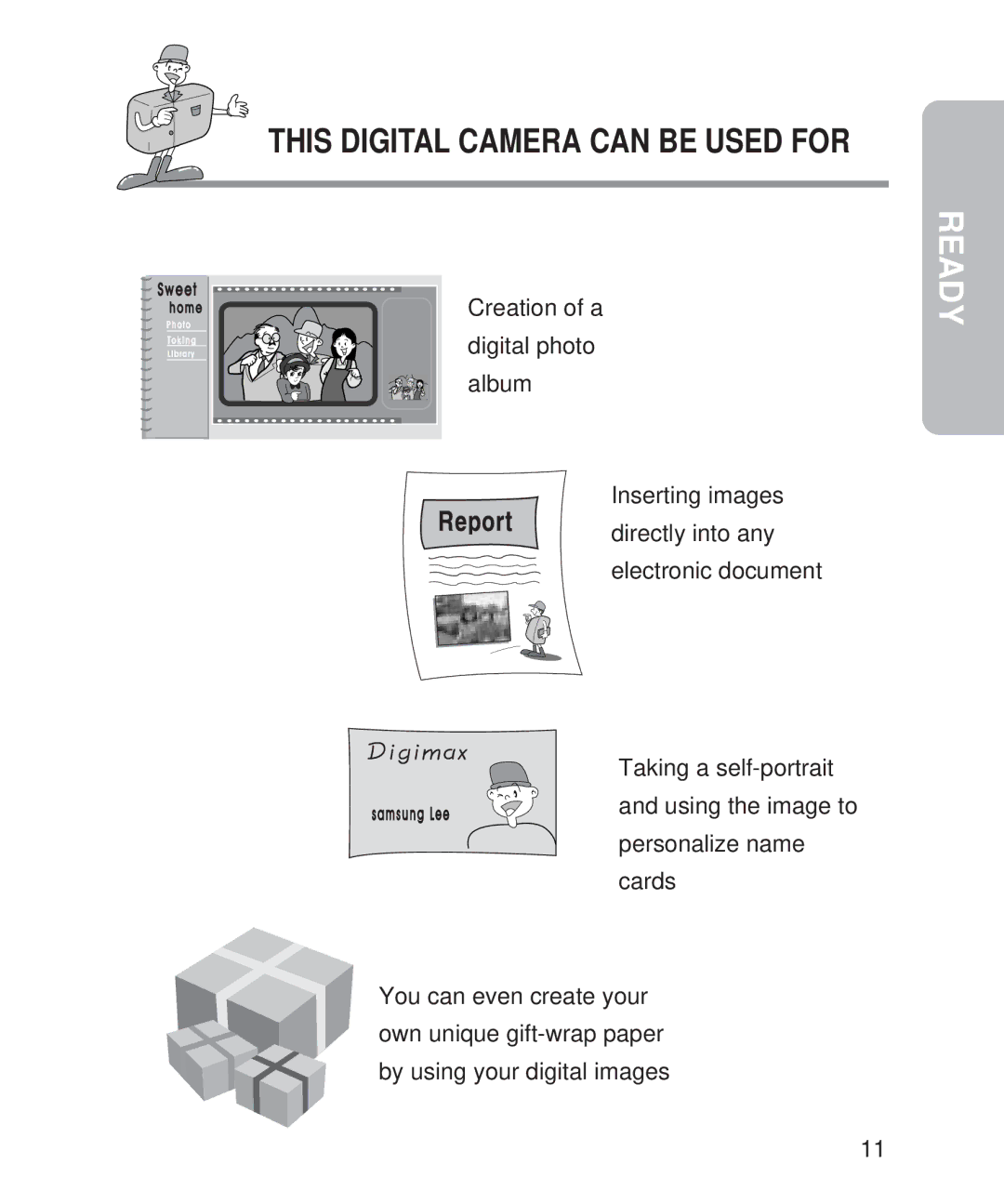 Samsung 201 manual This Digital Camera can be Used for 