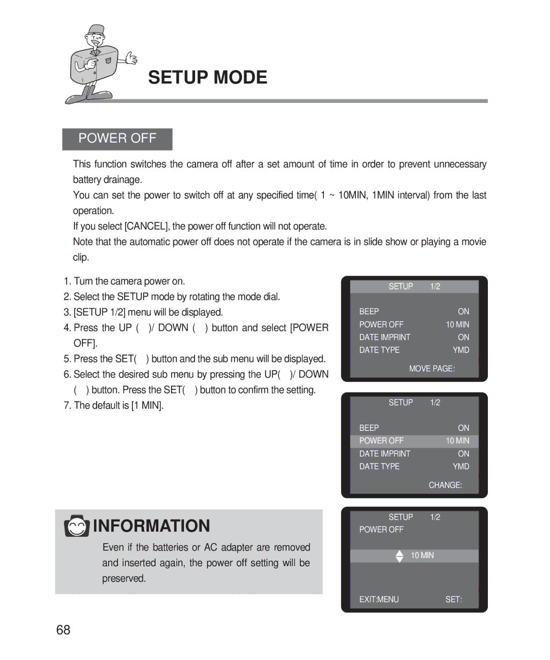 Samsung 201 manual Power OFF 