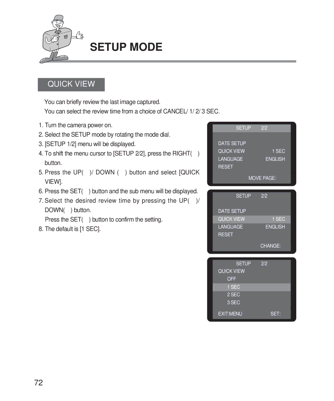 Samsung 201 manual Quick View 