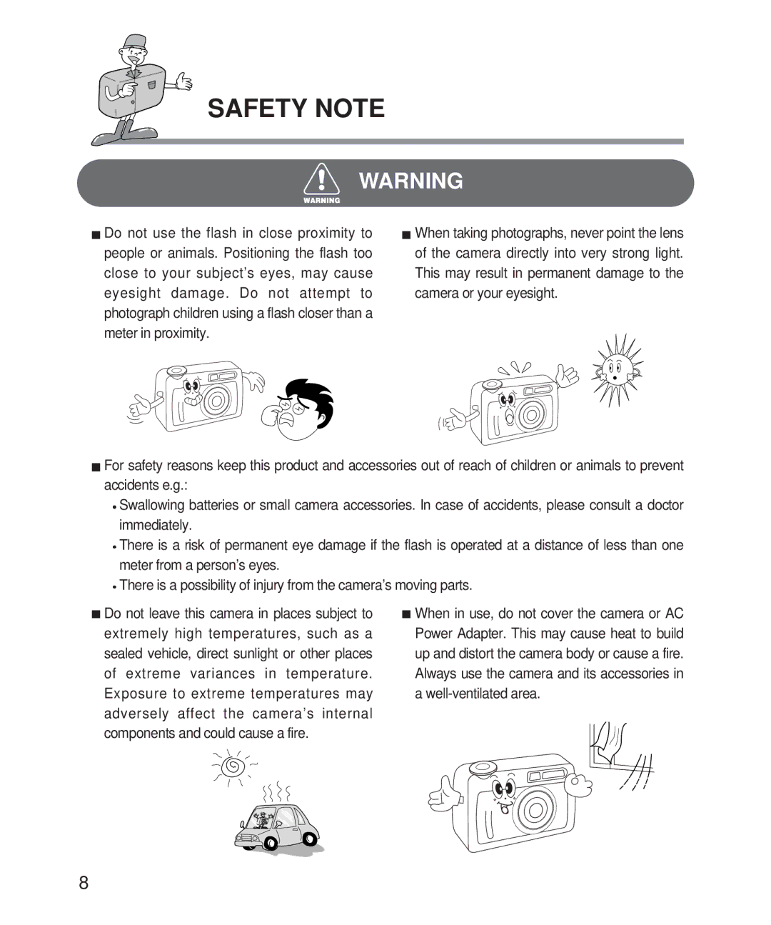 Samsung 201 manual Safety Note 