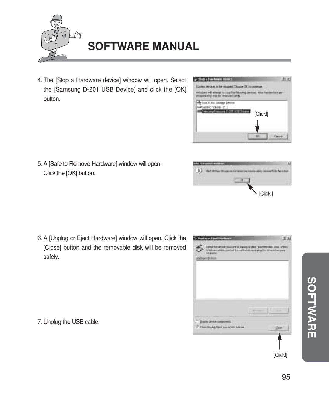 Samsung 201 manual Software 