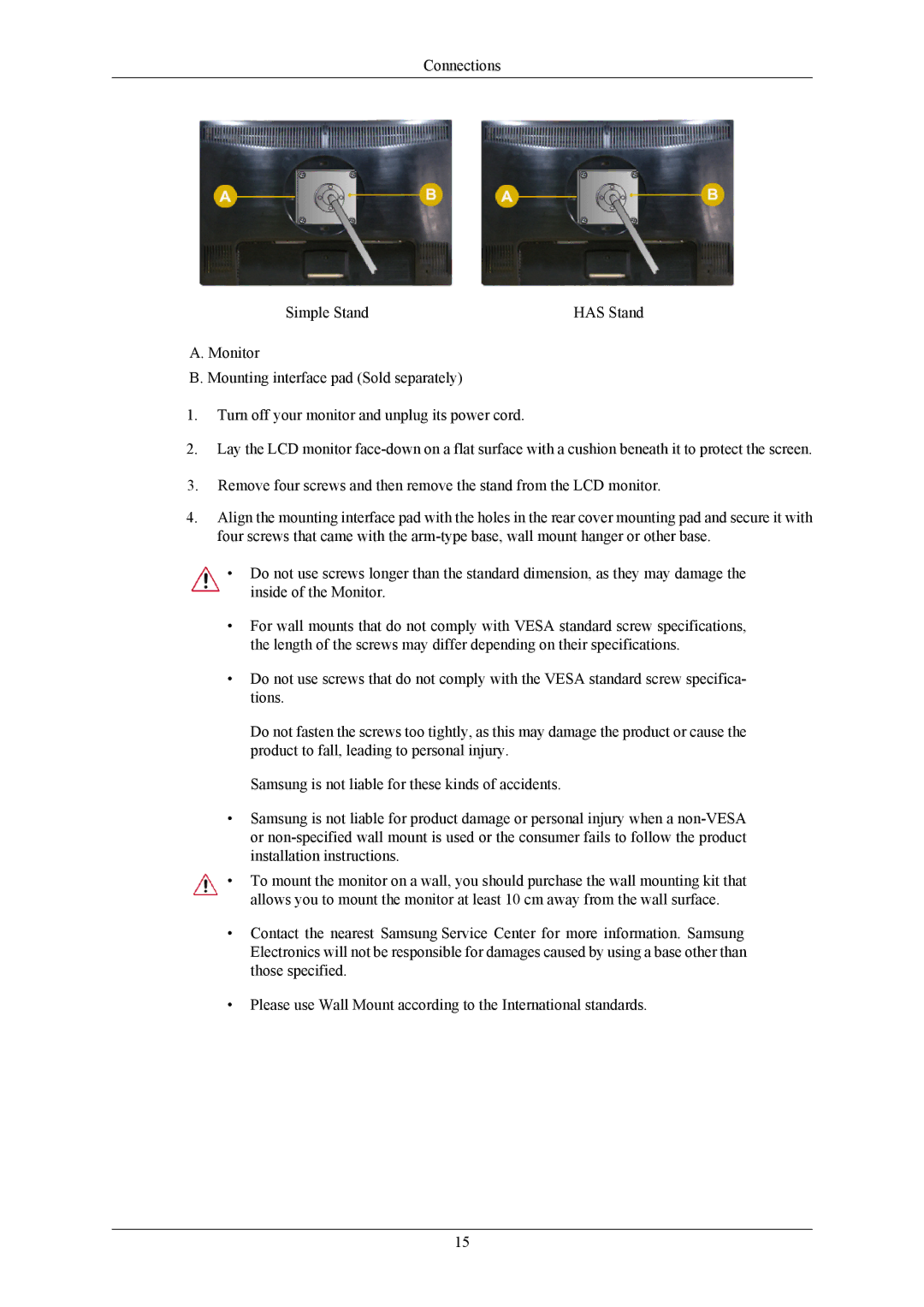 Samsung 2043NWX quick start 