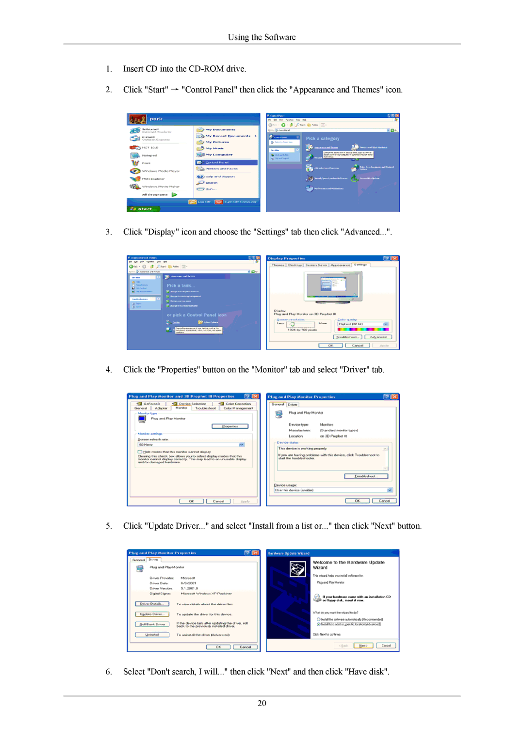 Samsung 2043NWX user manual 