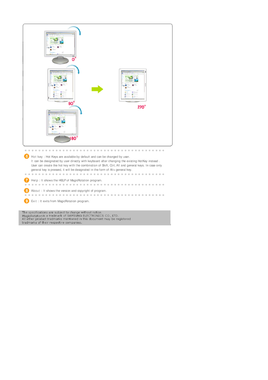 Samsung 204B manual 