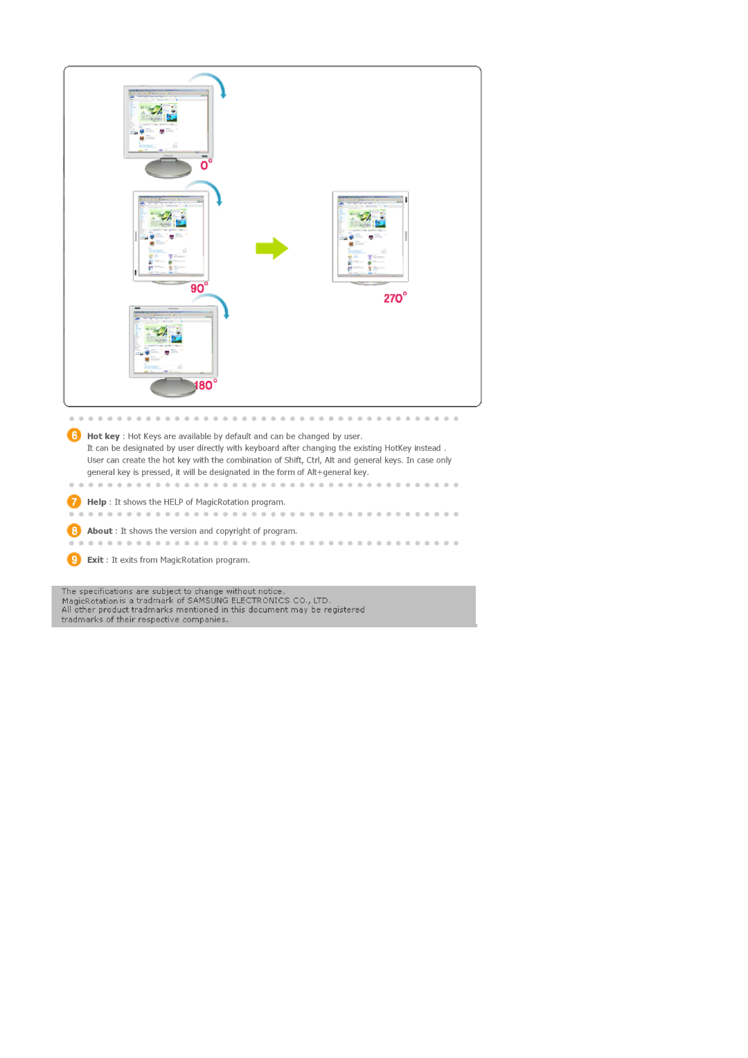 Samsung 204T manual 