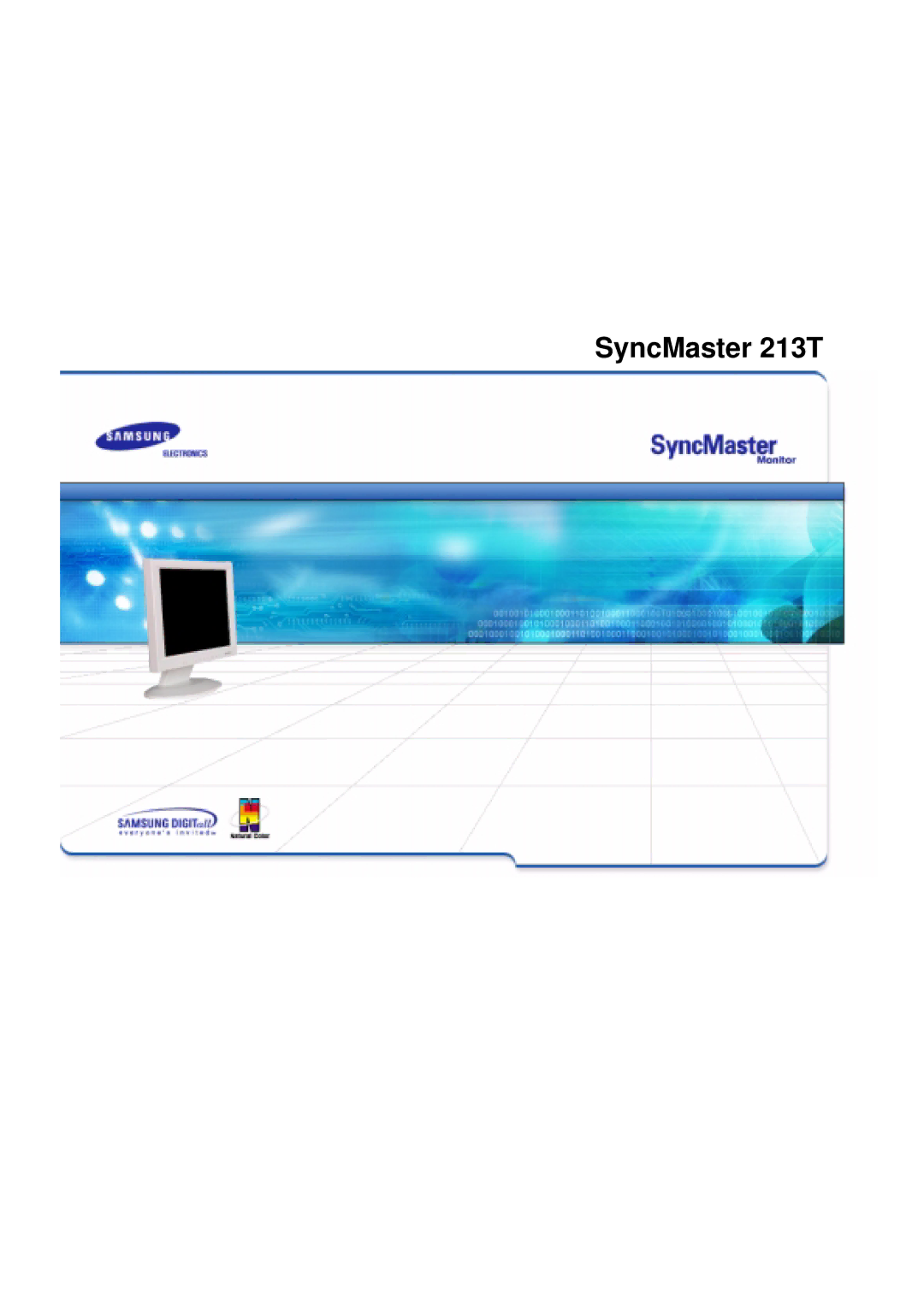 Samsung manual SyncMaster 213T 