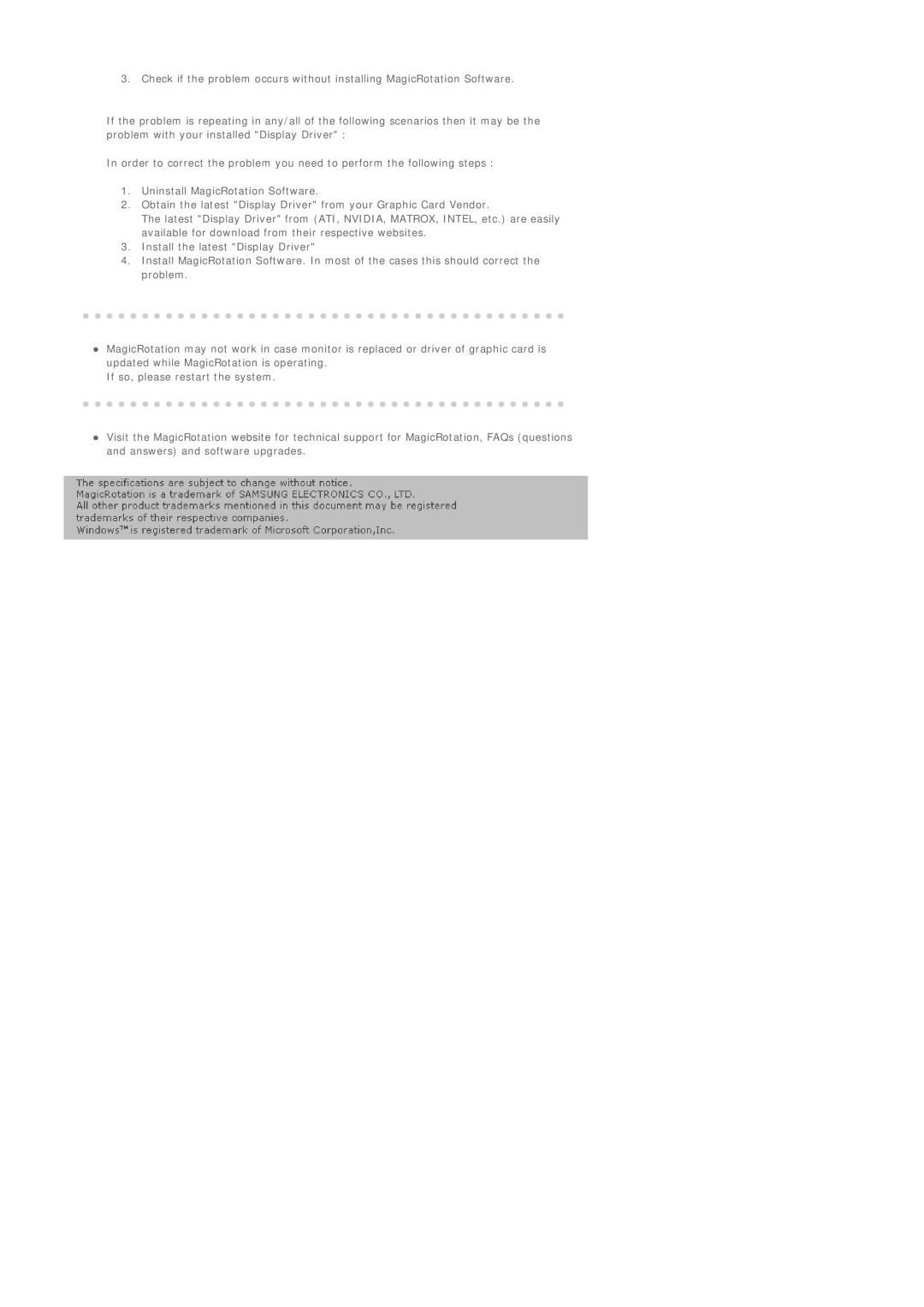 Samsung 215TW manual 