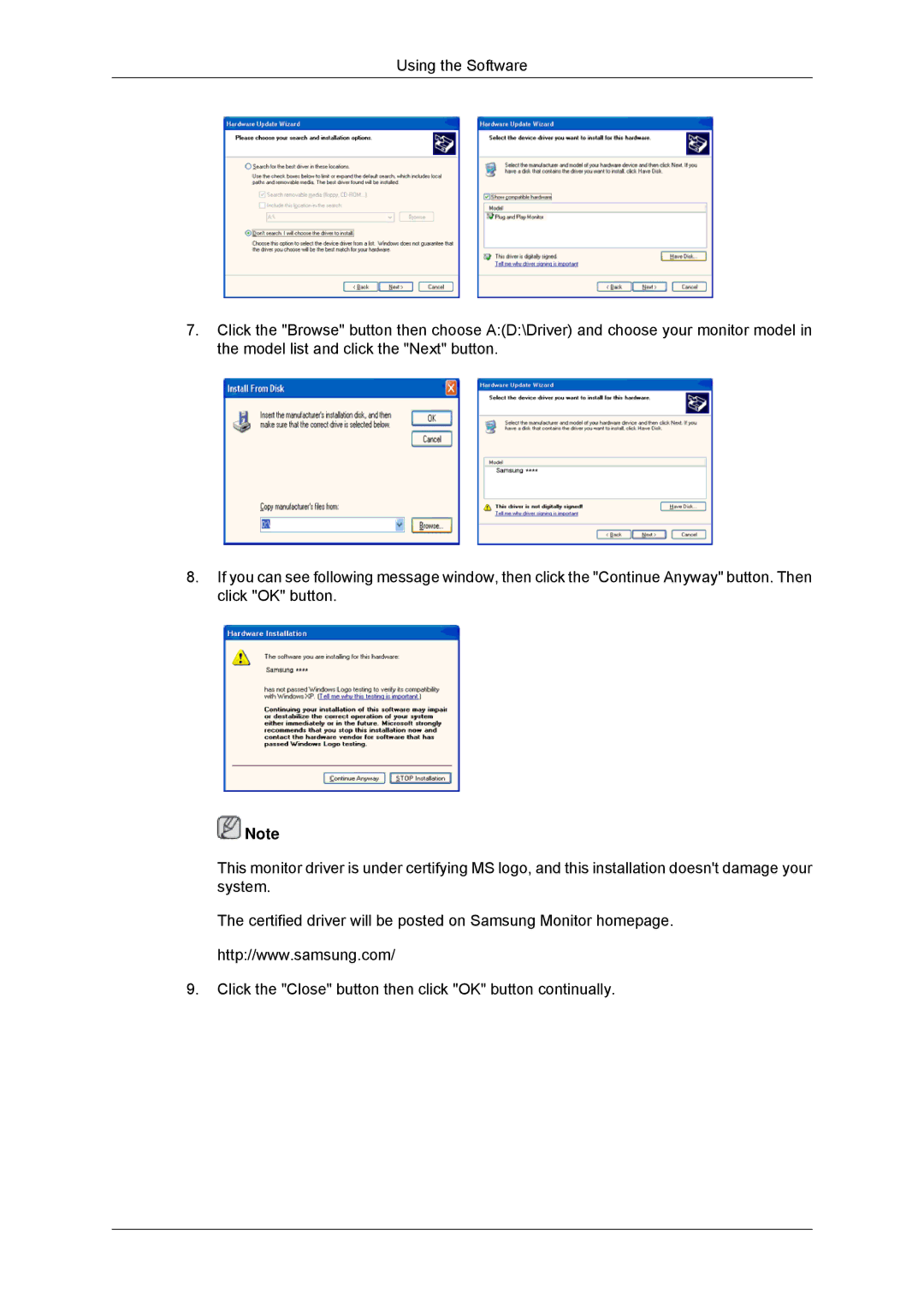 Samsung 2233SN, 2033SN user manual 