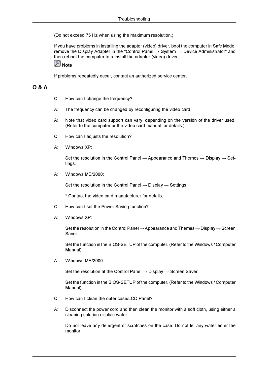 Samsung 2033SN, 2233SN user manual 