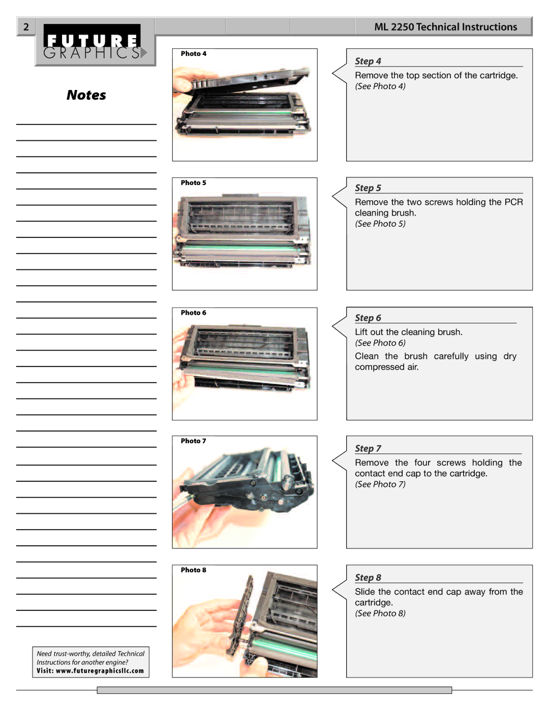 Samsung manual ML 2250 Technical Instructions 