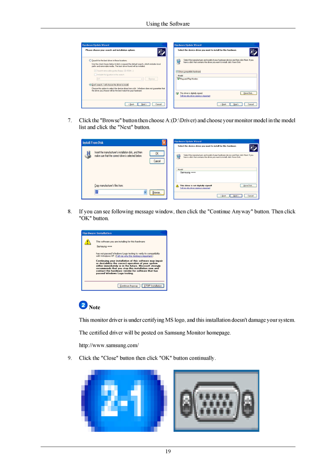 Samsung 2253LW, 2253BW user manual 