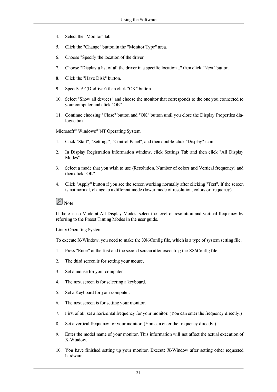 Samsung 2253LW, 2253BW user manual 