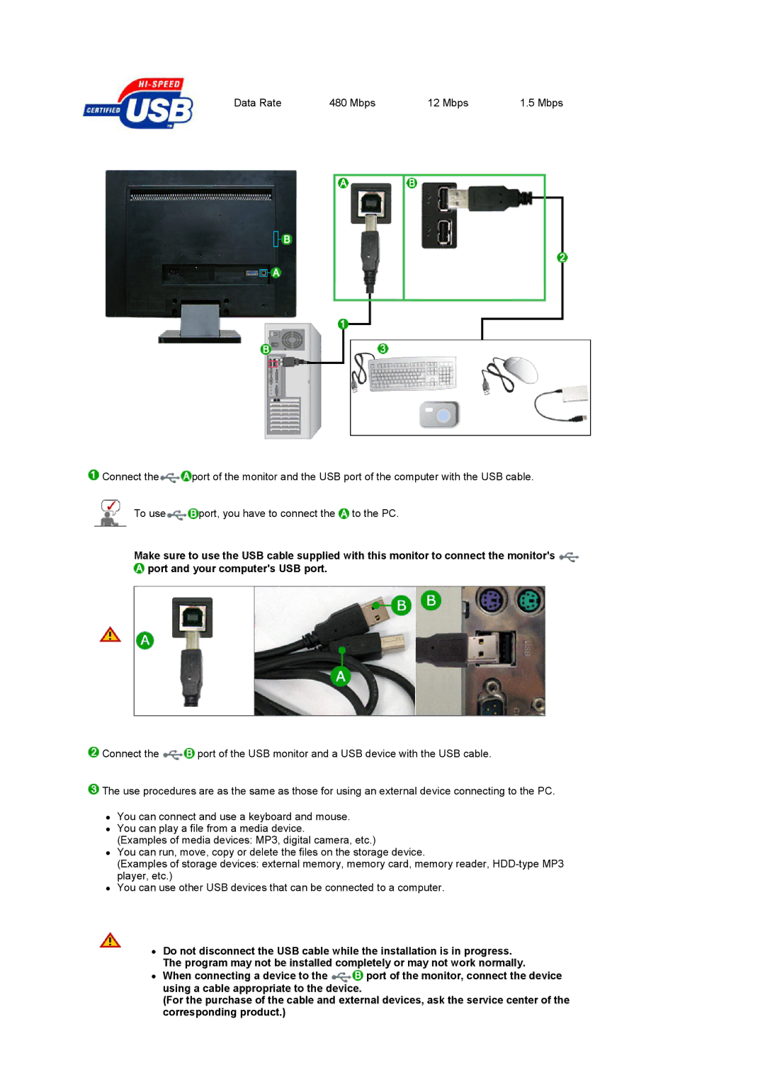 Samsung 225UN quick start 