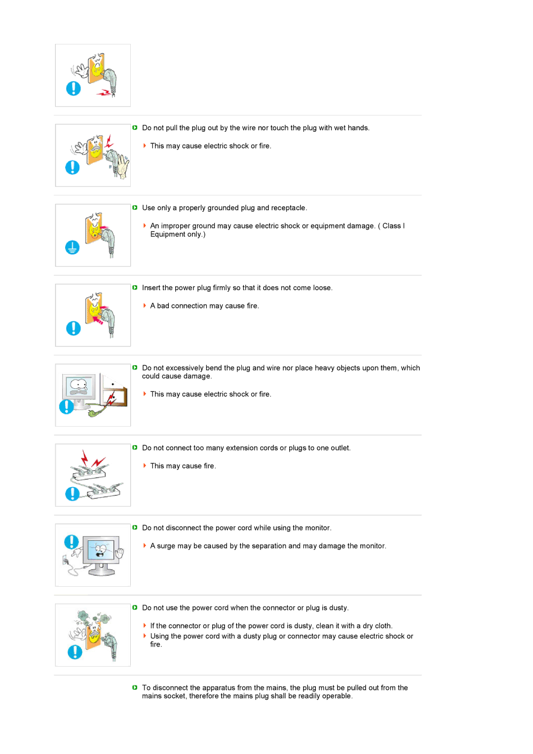 Samsung 225UW manual 