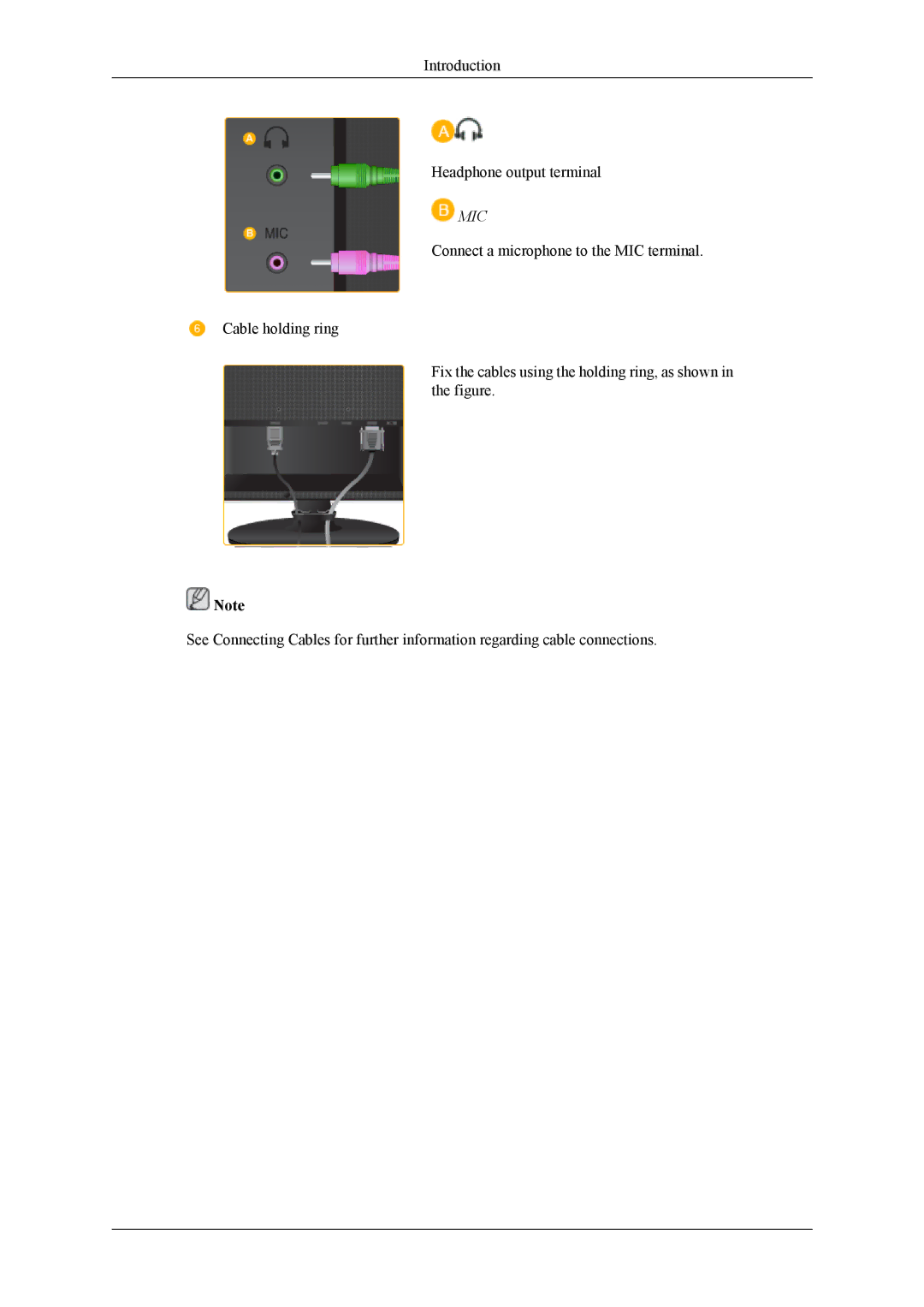 Samsung 2263DX user manual Mic 