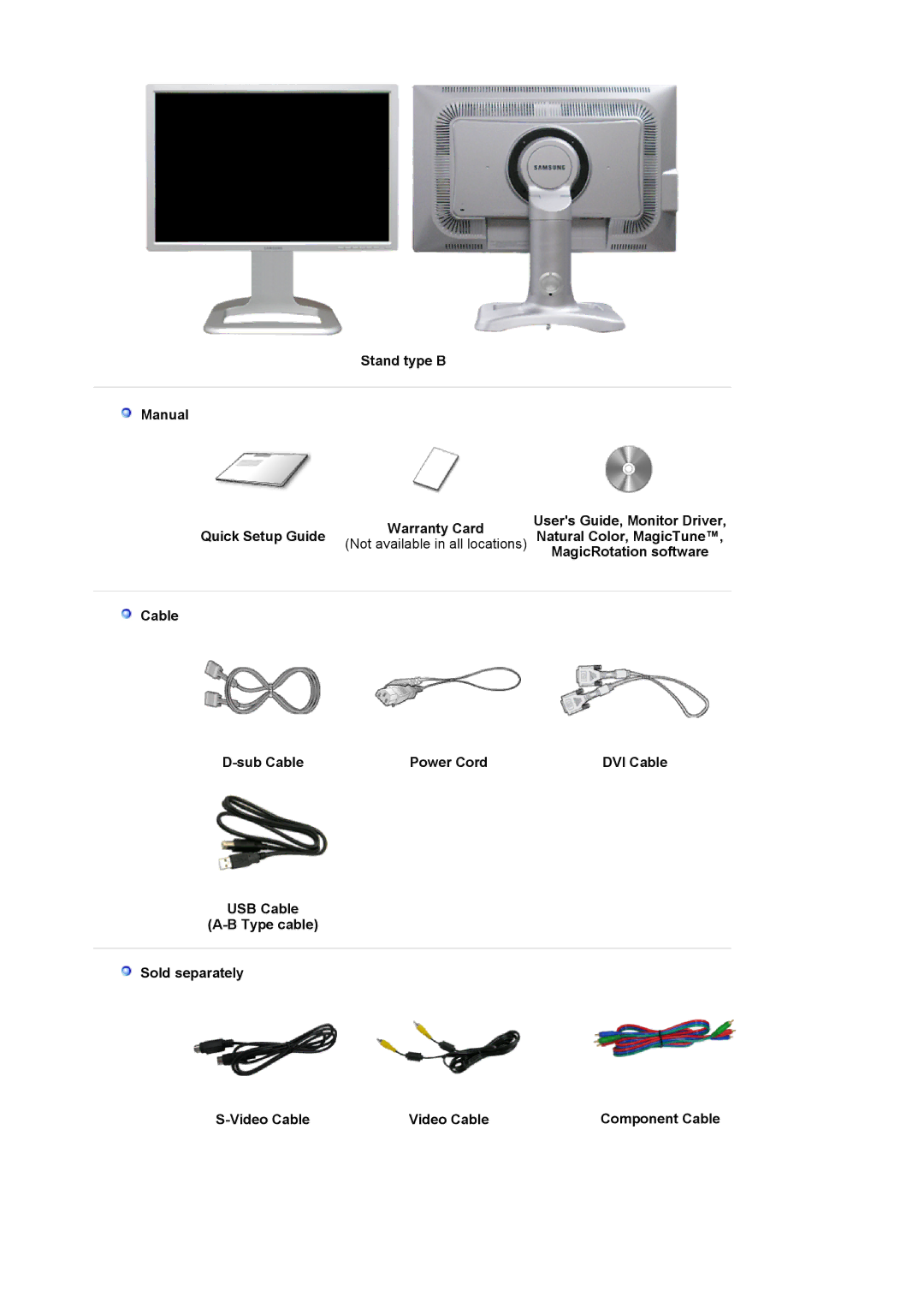 Samsung 244T manual MagicRotation software 