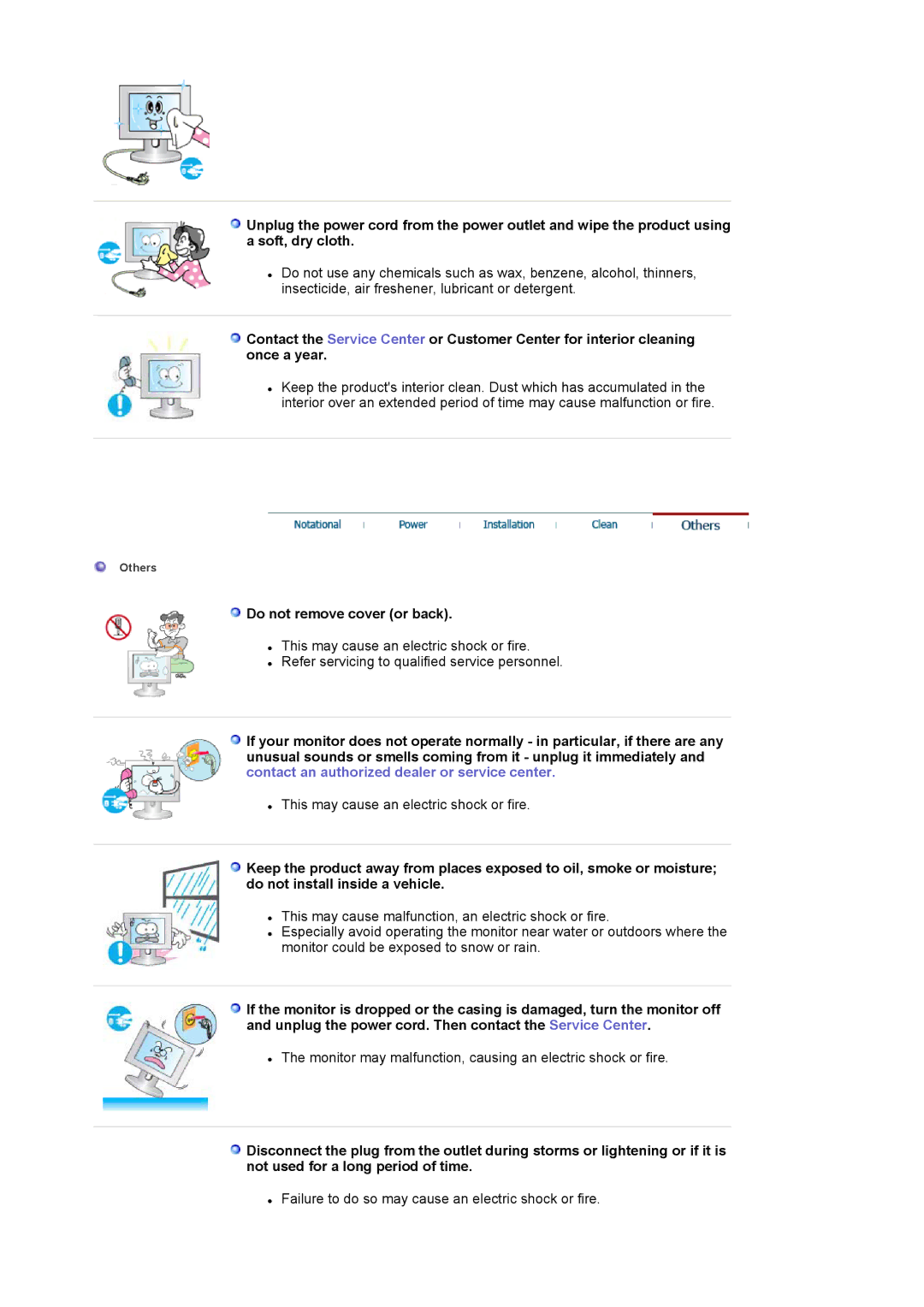 Samsung 244T manual Do not remove cover or back 