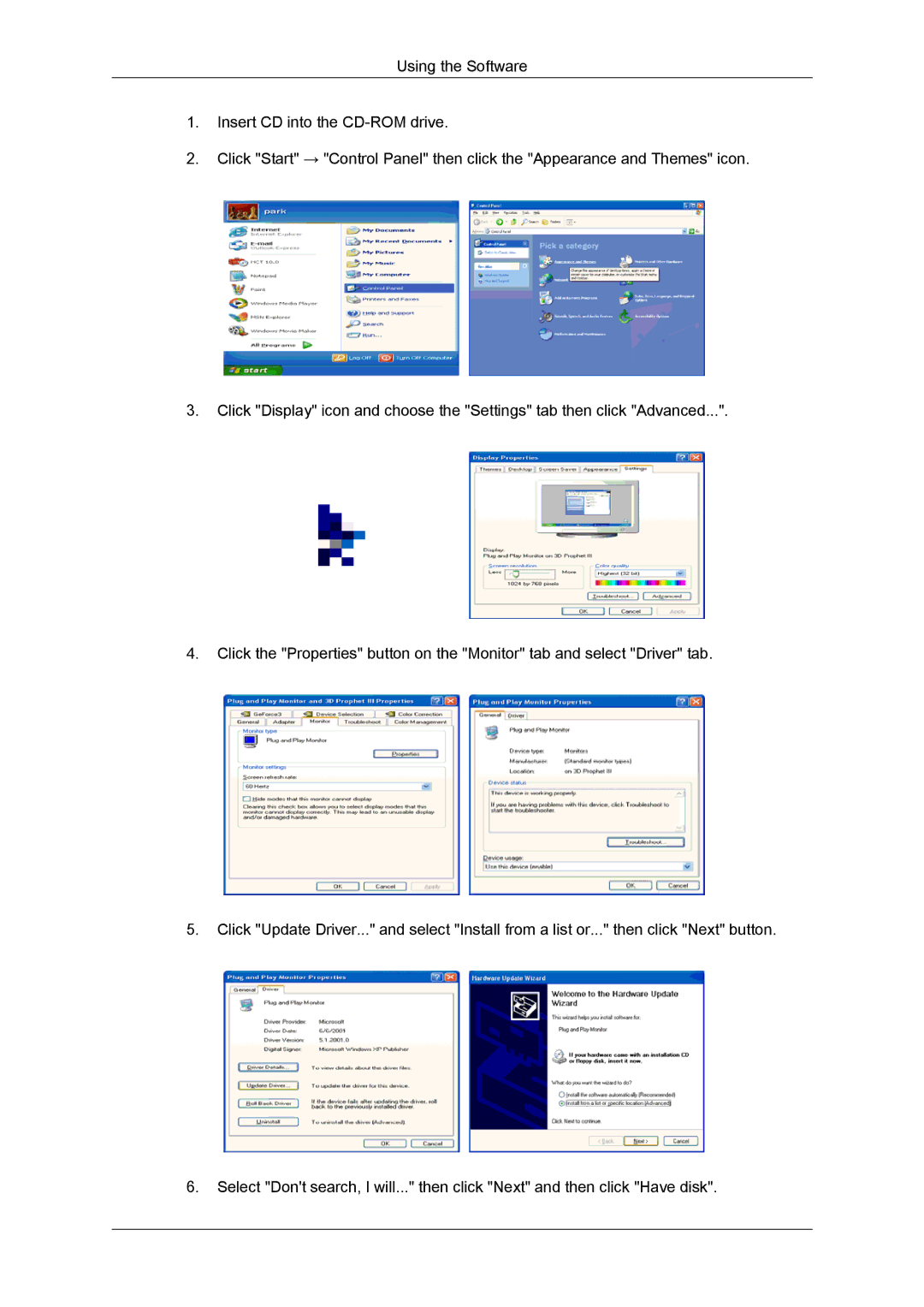 Samsung 2494LW user manual 