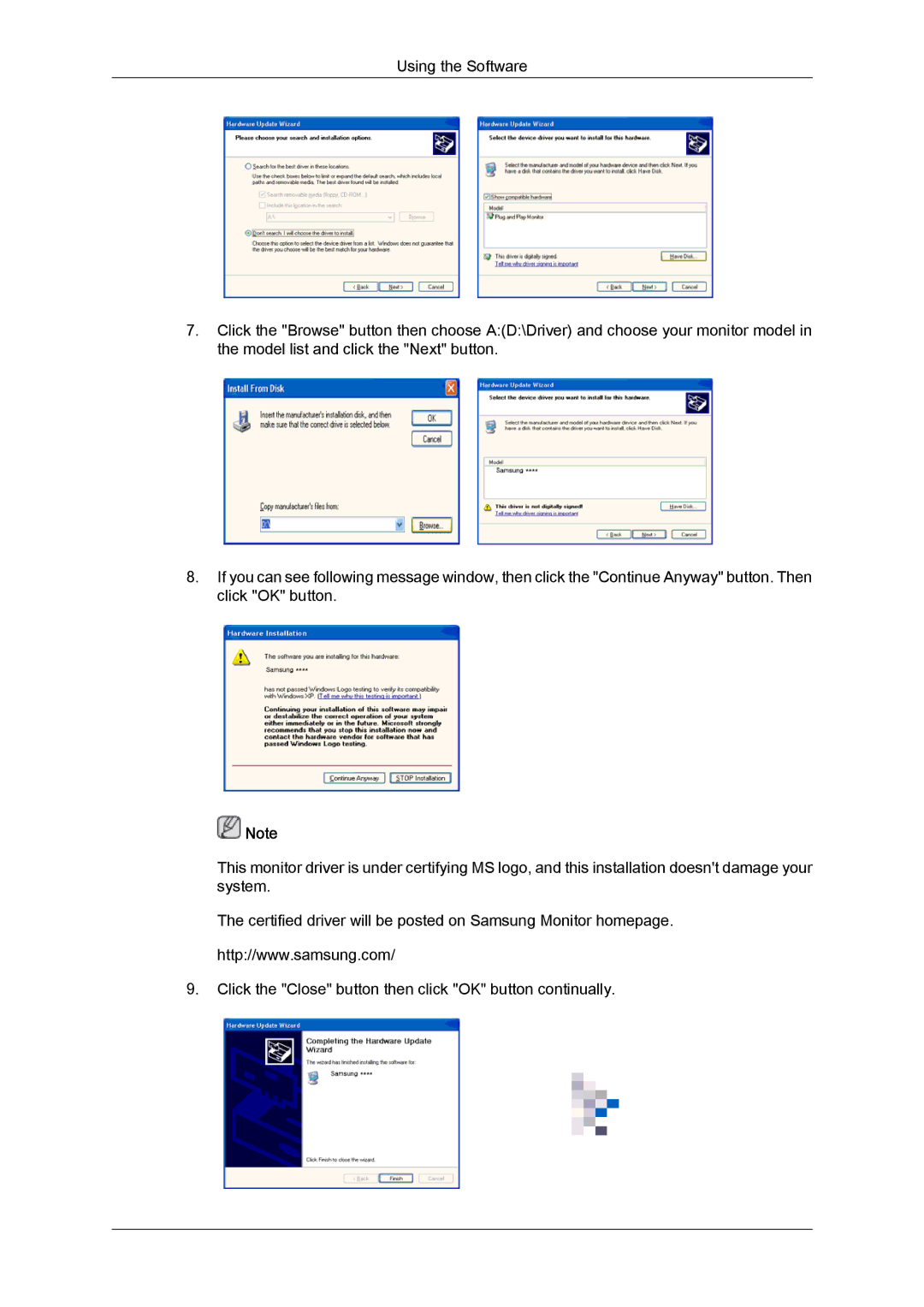 Samsung 2494LW user manual 