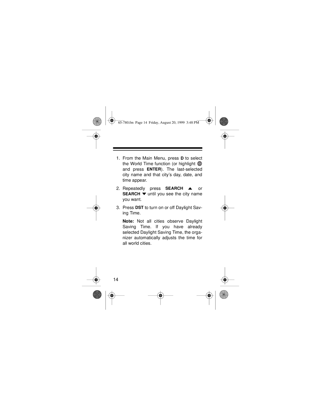 Samsung 256K owner manual Fm Page 14 Friday, August 20, 1999 348 PM 