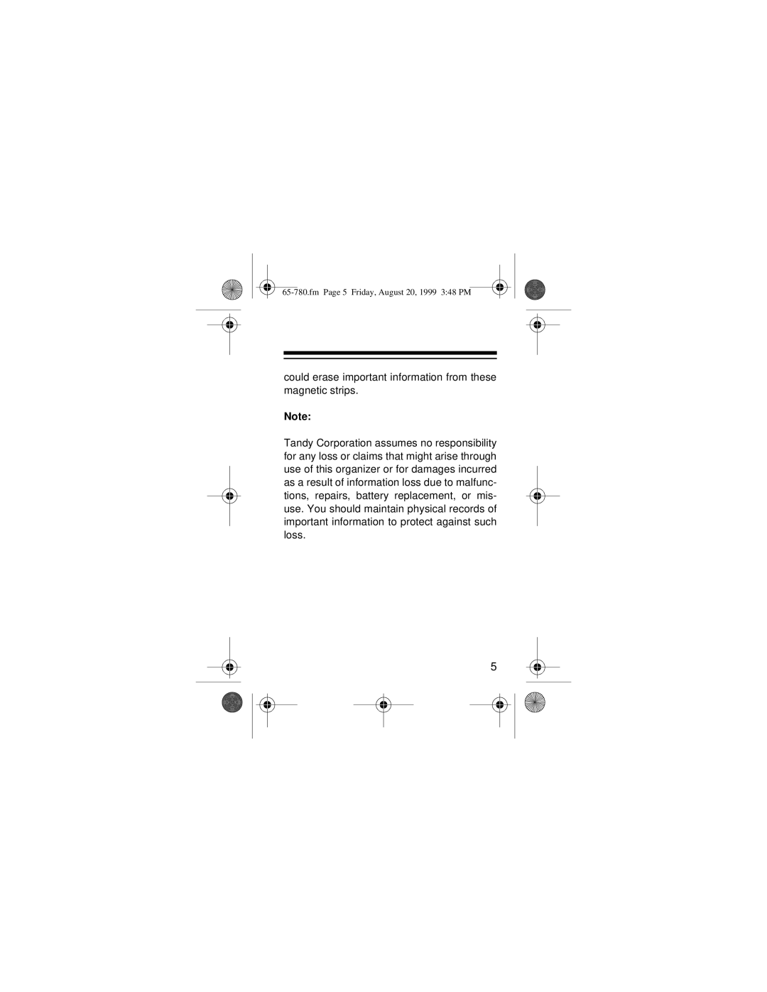 Samsung 256K owner manual Fm Page 5 Friday, August 20, 1999 348 PM 