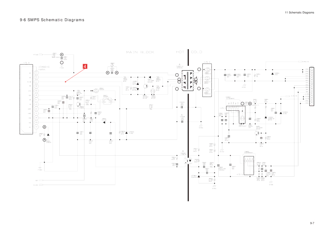 Samsung LHU30BS, 305TPLUS service manual Smps Schematic Diagrams 