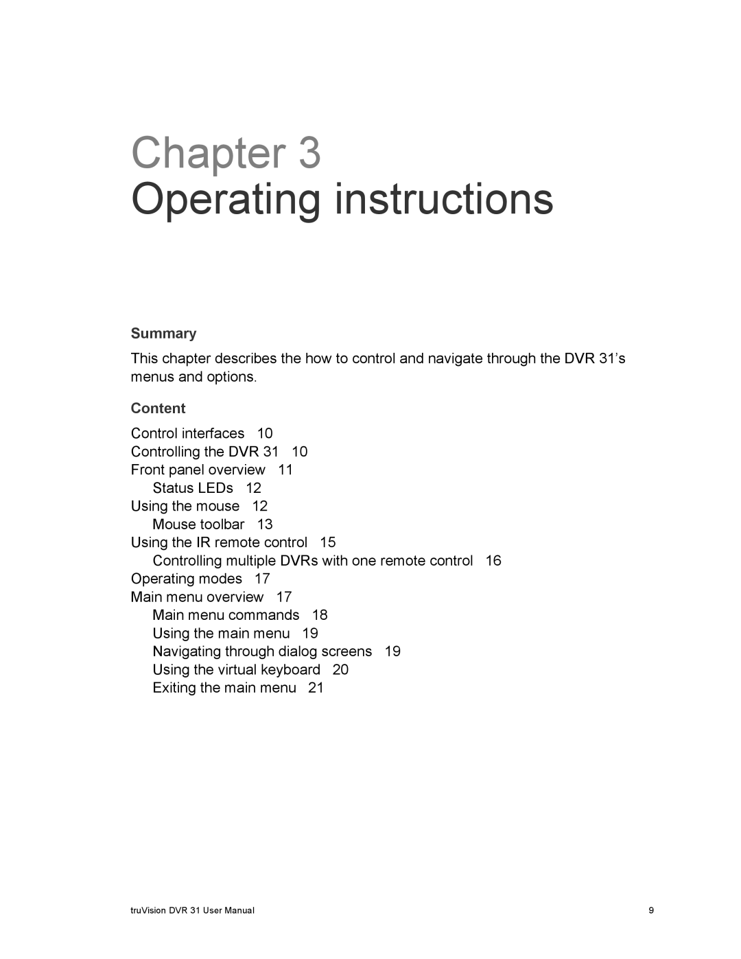 Samsung 31 user manual Operating instructions 