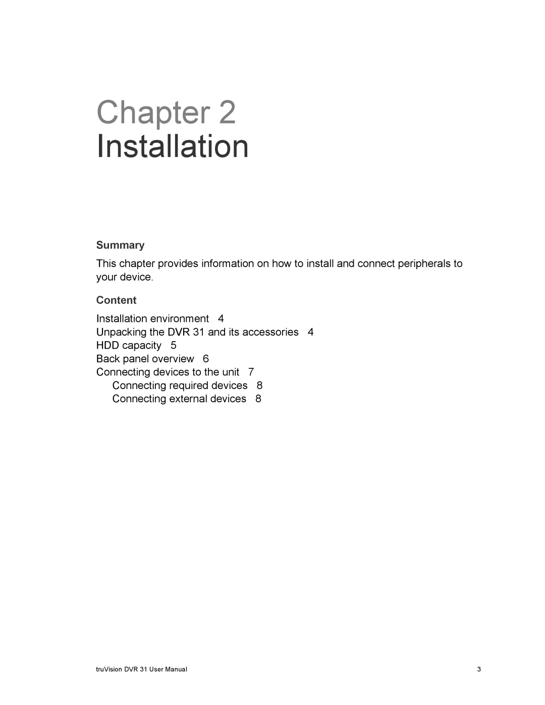 Samsung 31 user manual Installation 