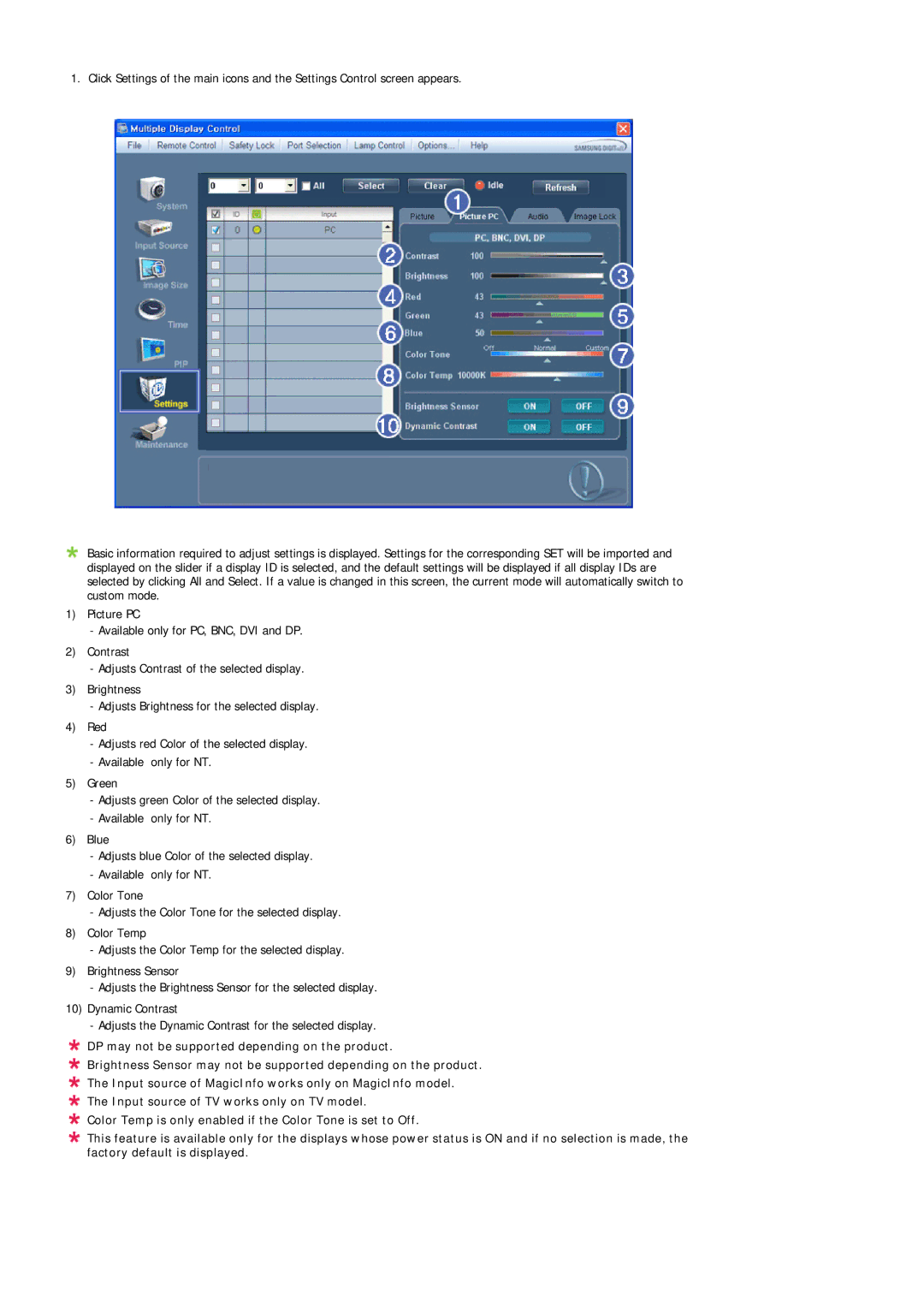 Samsung 320MP-3, 320MXN-3, 320MPN-3, 320MX-3 user manual 