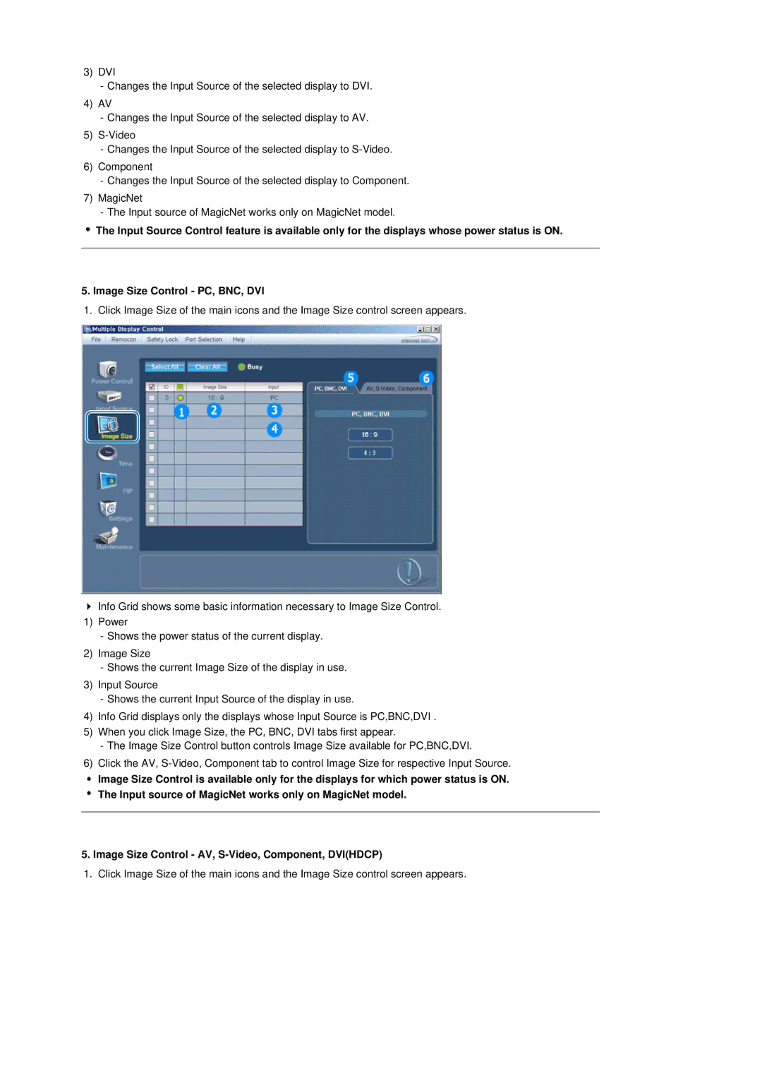 Samsung 320P manual 