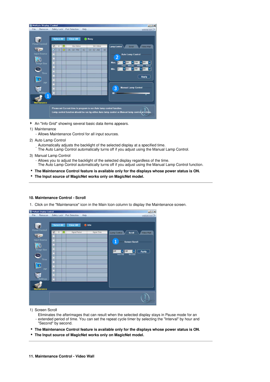 Samsung 320P manual 