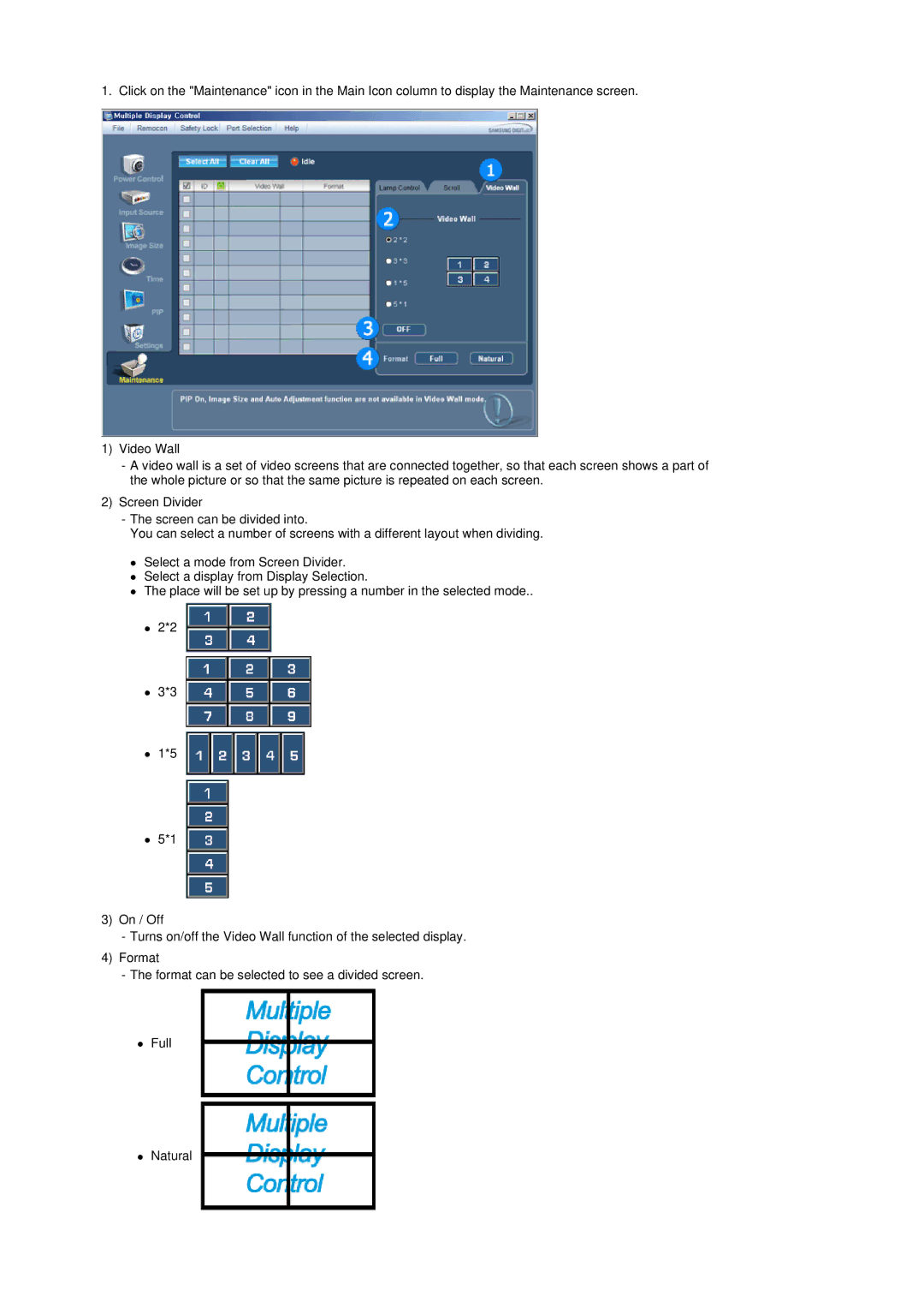 Samsung 320P manual 