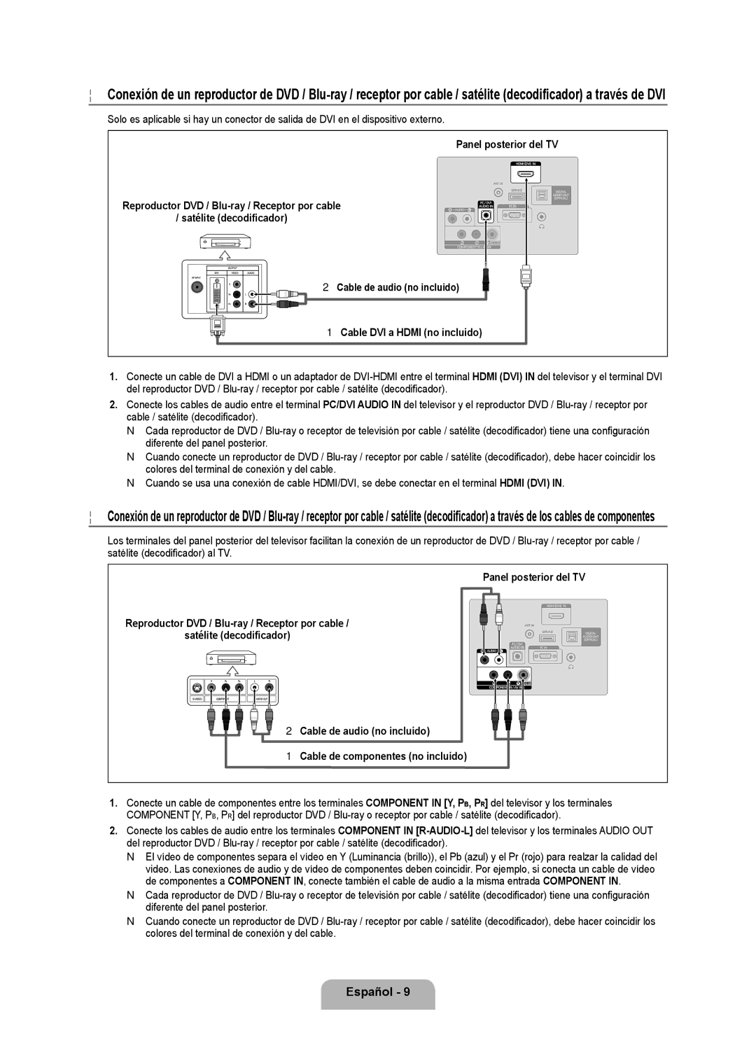 Samsung 350 user manual Español 