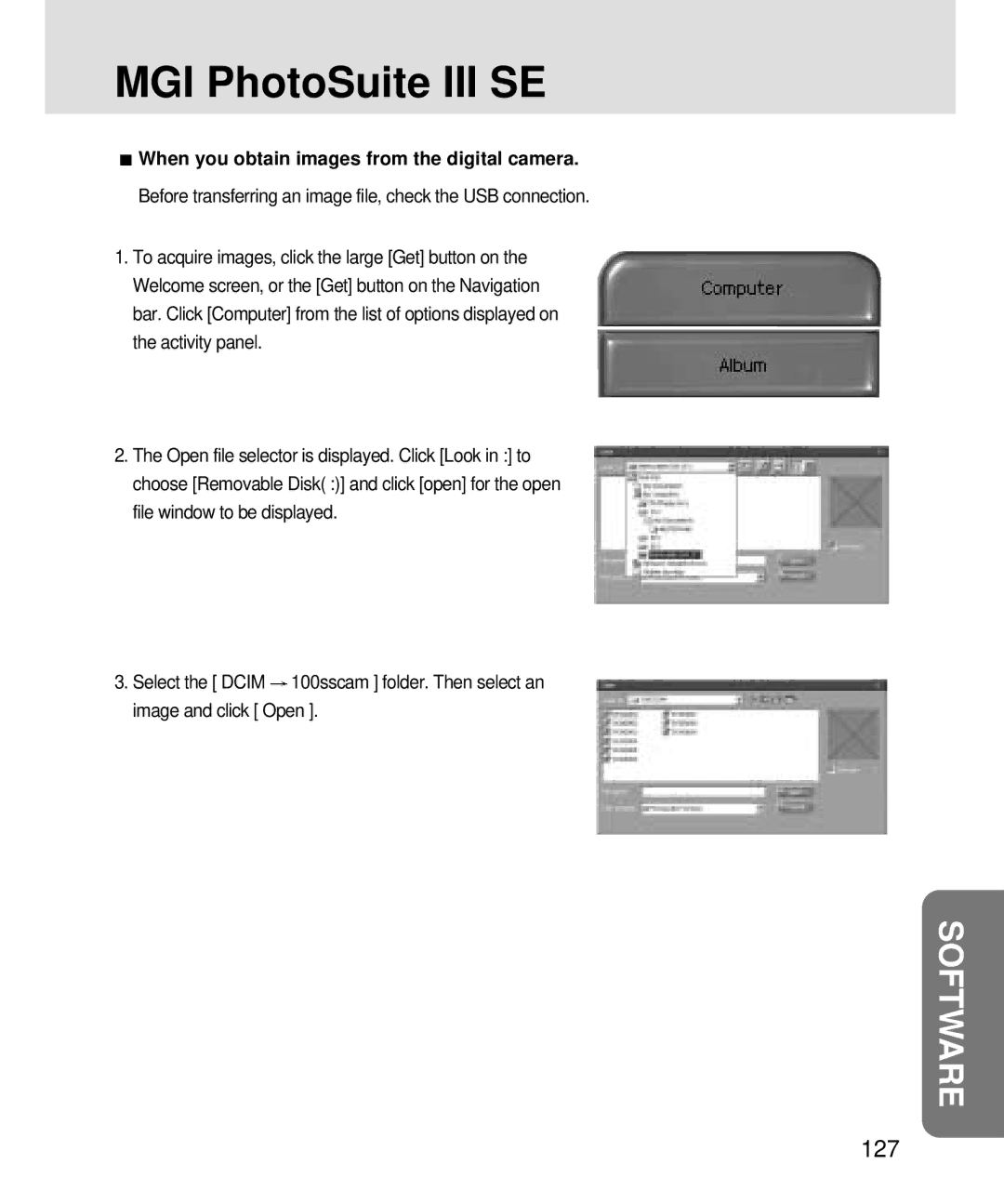 Samsung V3, 3500 manual 127 