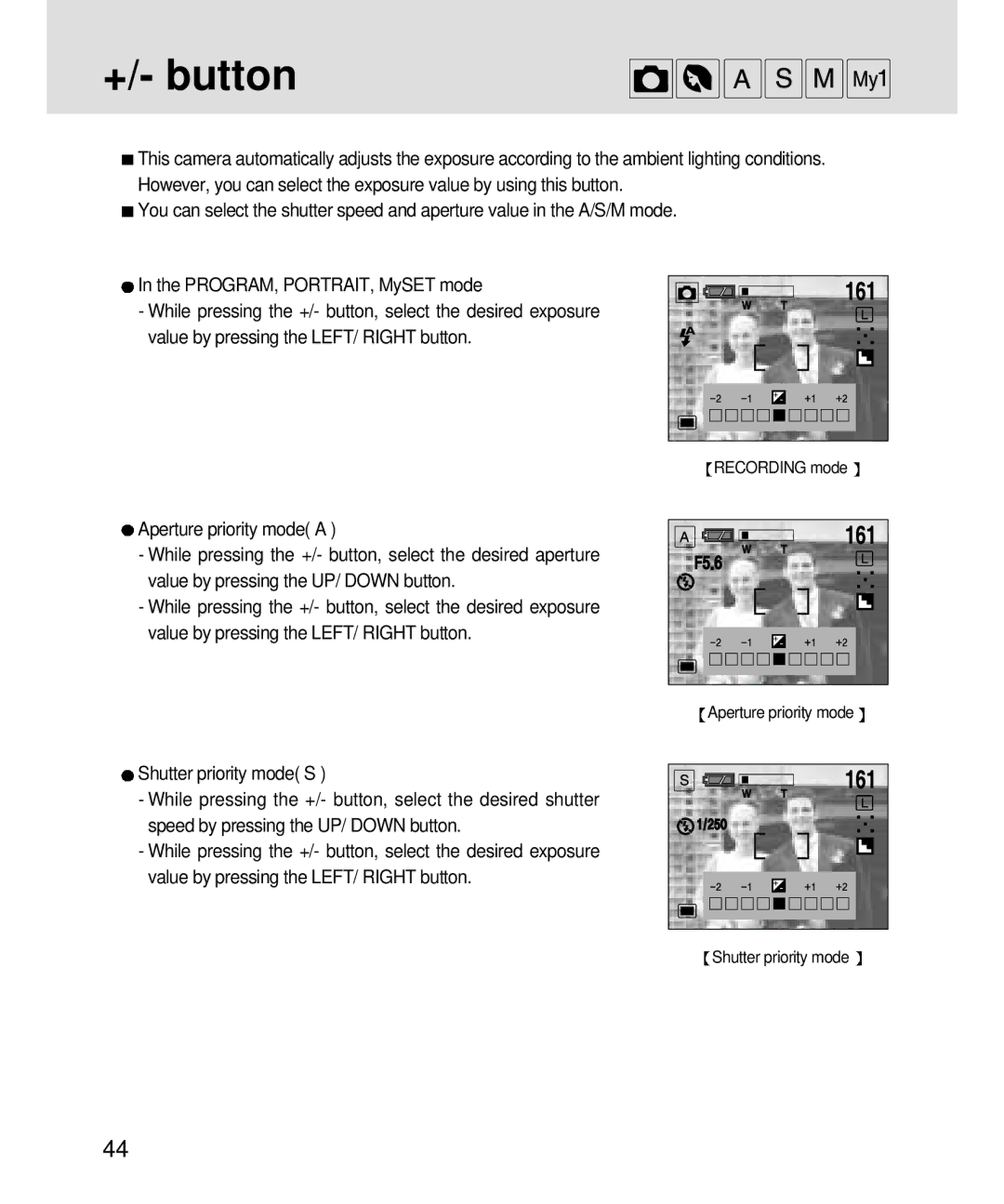 Samsung 3500, V3 manual +/- button 