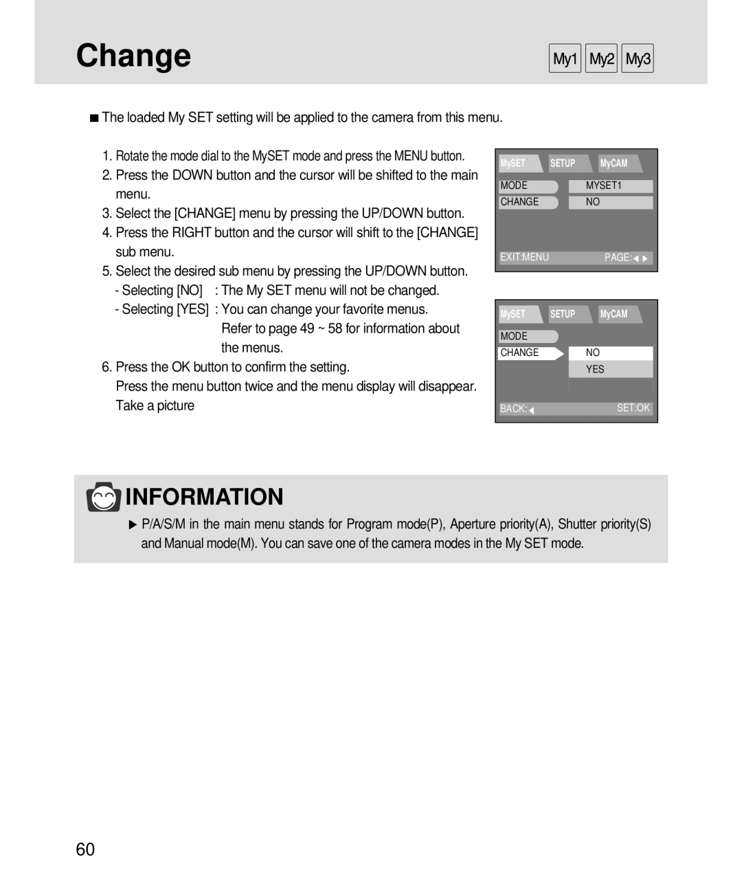 Samsung 3500, V3 manual Change 