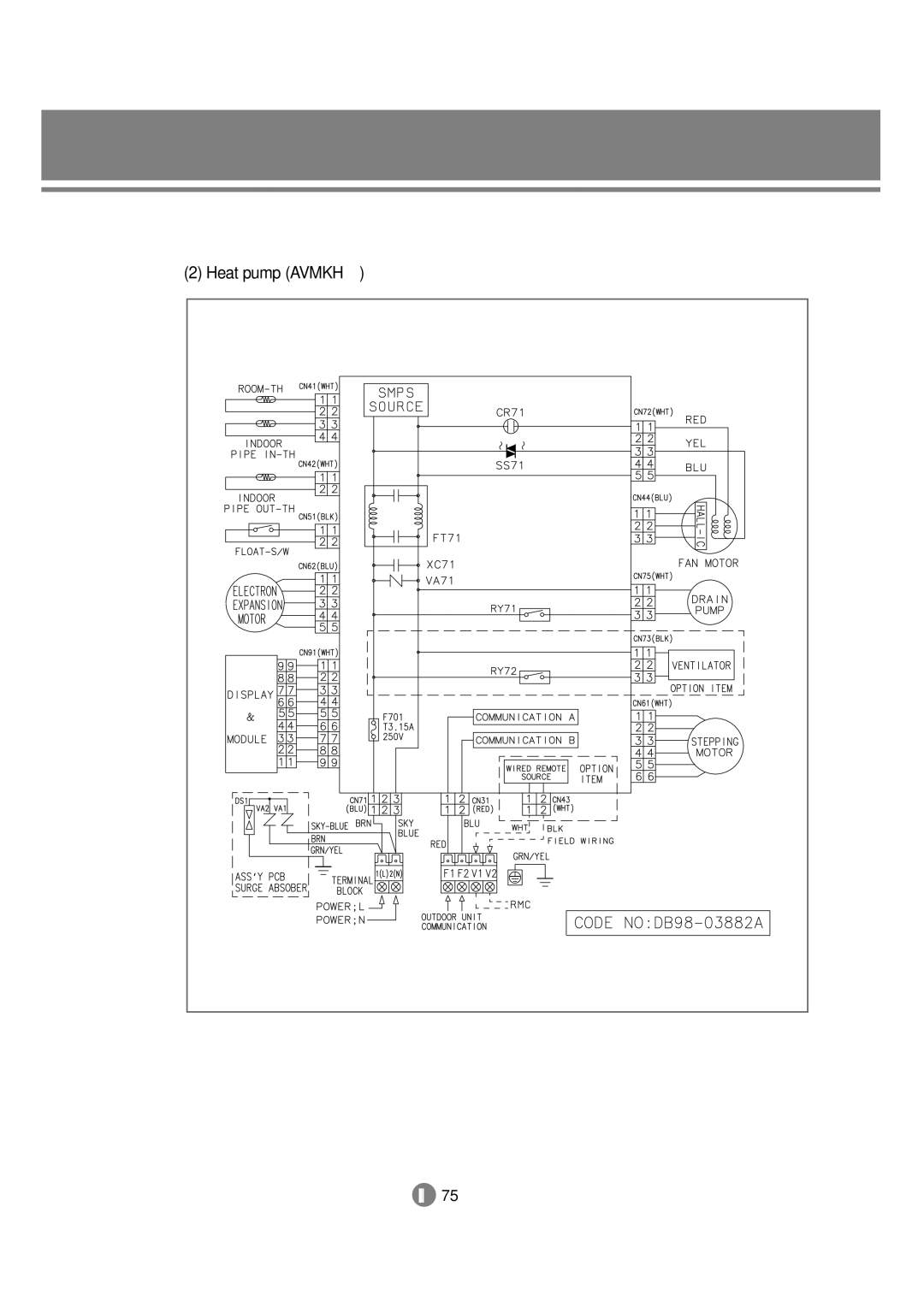 Samsung 3759 technical manual Heat pump Avmkh 