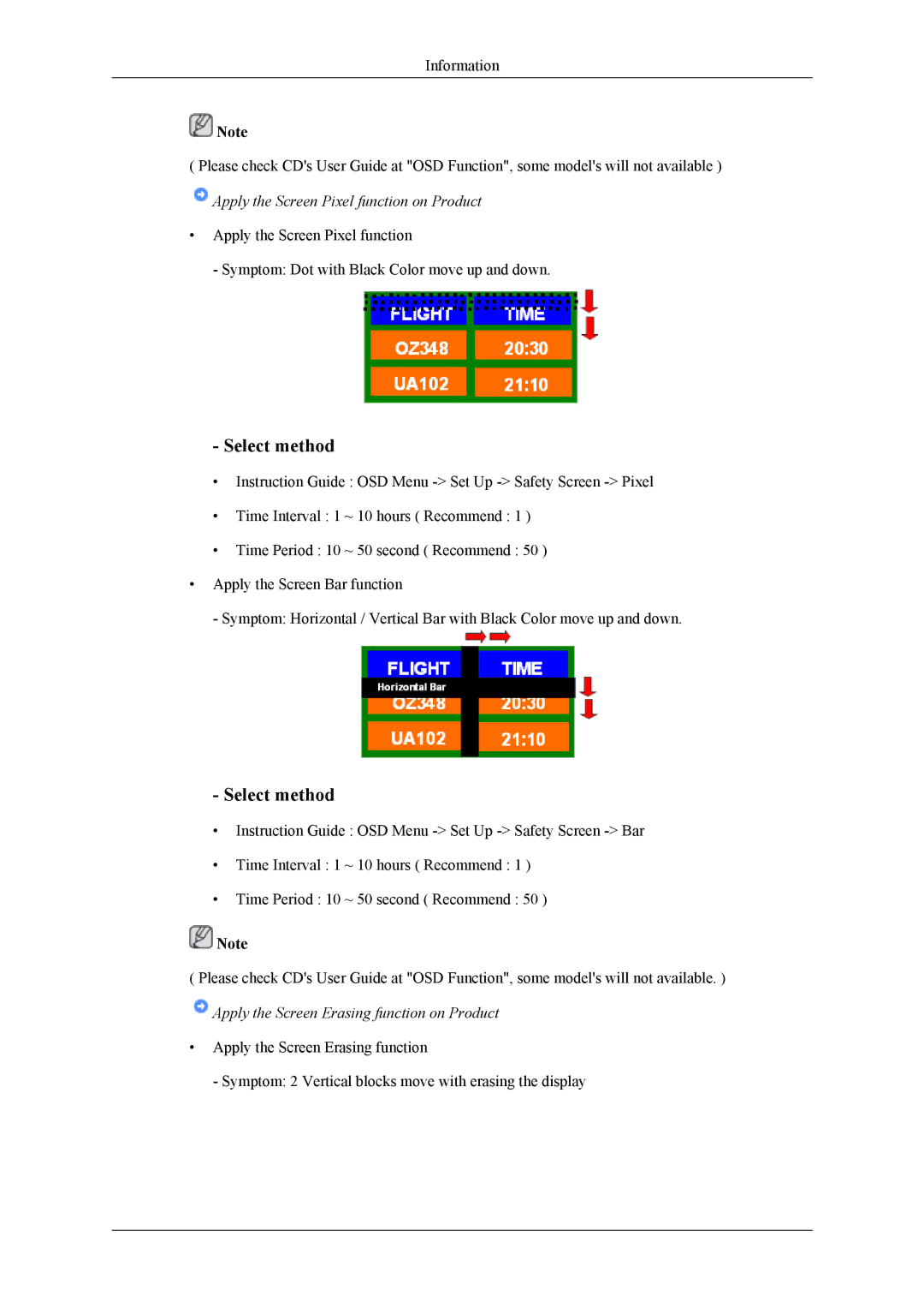 Samsung 460CXn, 400CXN, 460CXN user manual Select method 