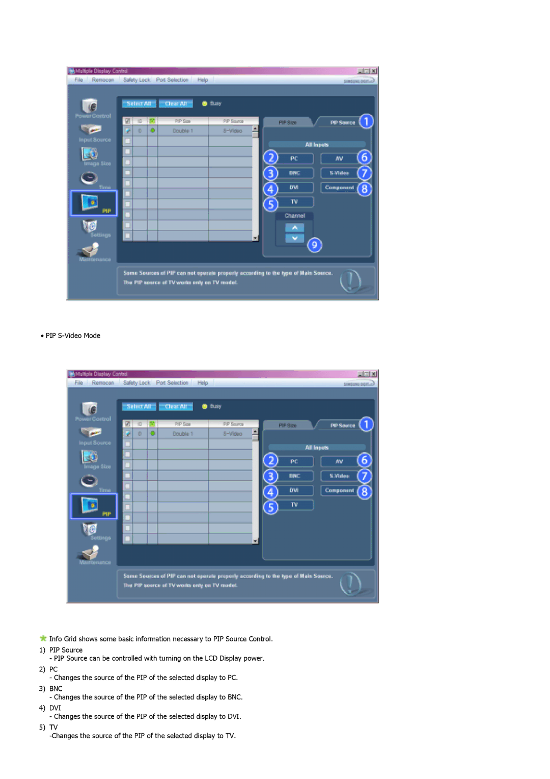 Samsung 460DX, 400DX specifications 