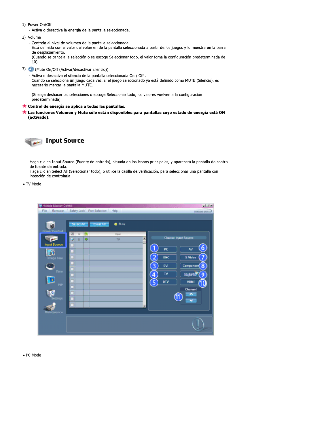 Samsung 460DXN, 400DXn manual Input Source 