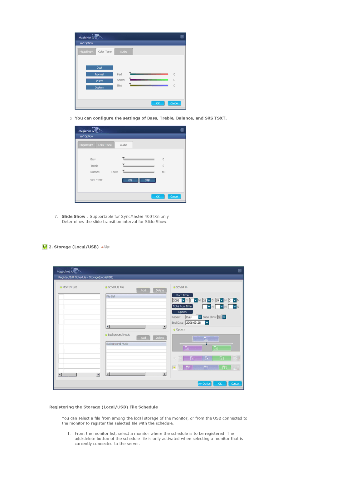 Samsung 400TXn specifications 