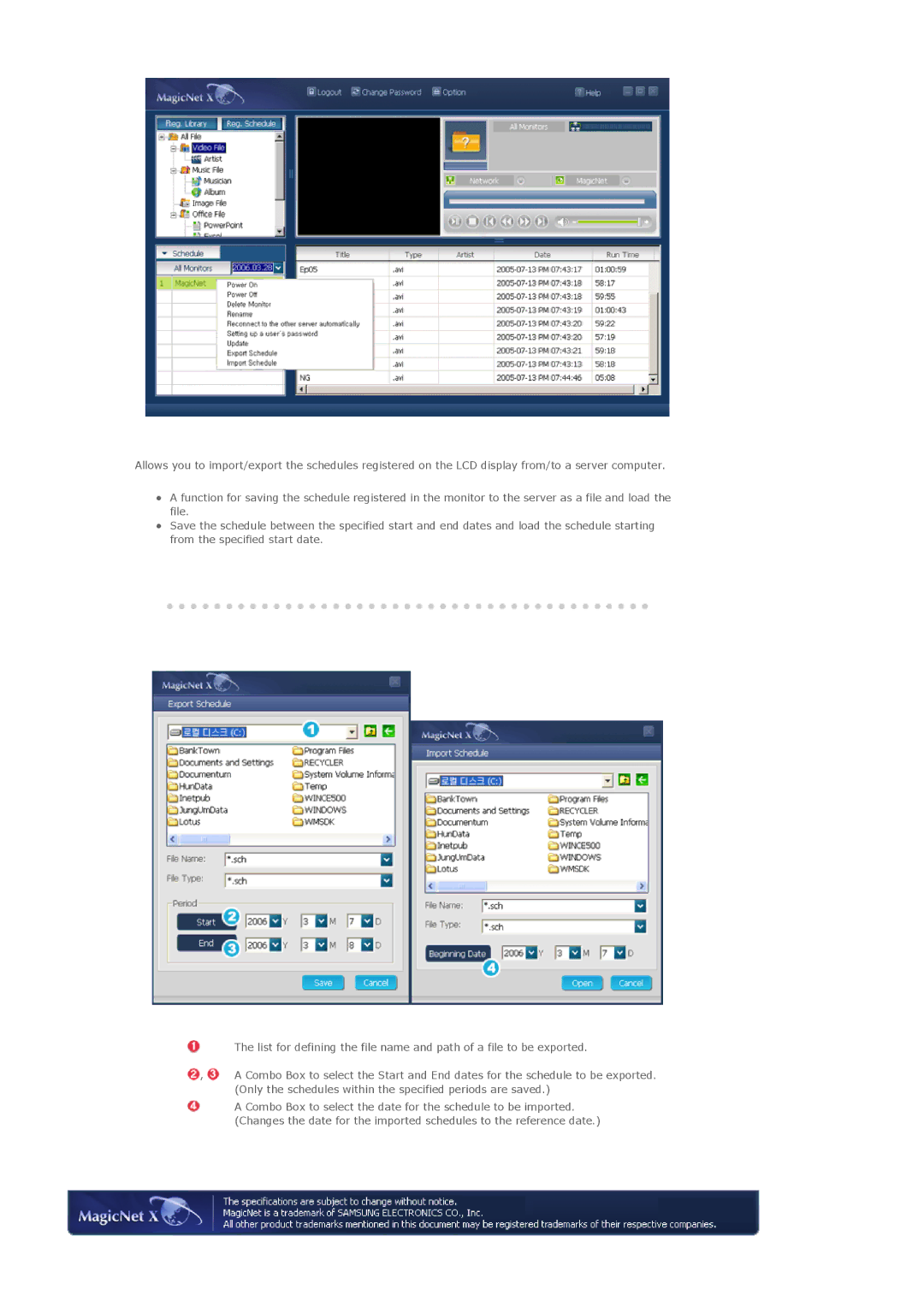 Samsung 400TXn specifications 