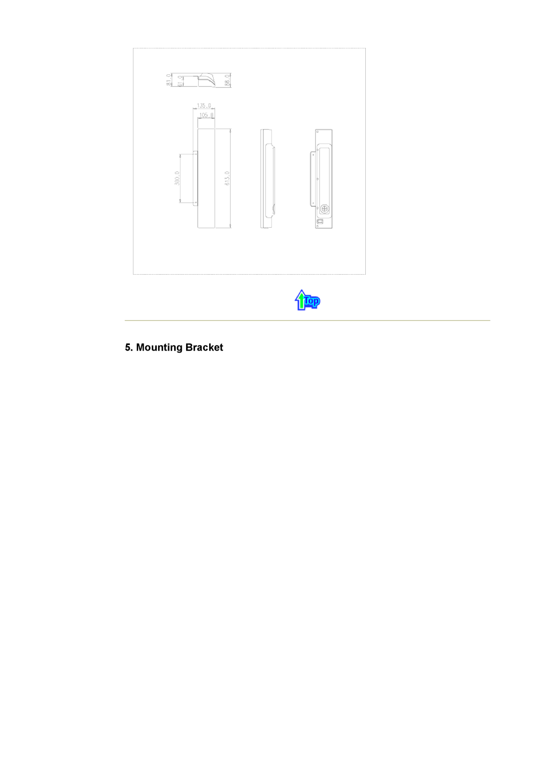 Samsung 403 T manual Mounting Bracket 