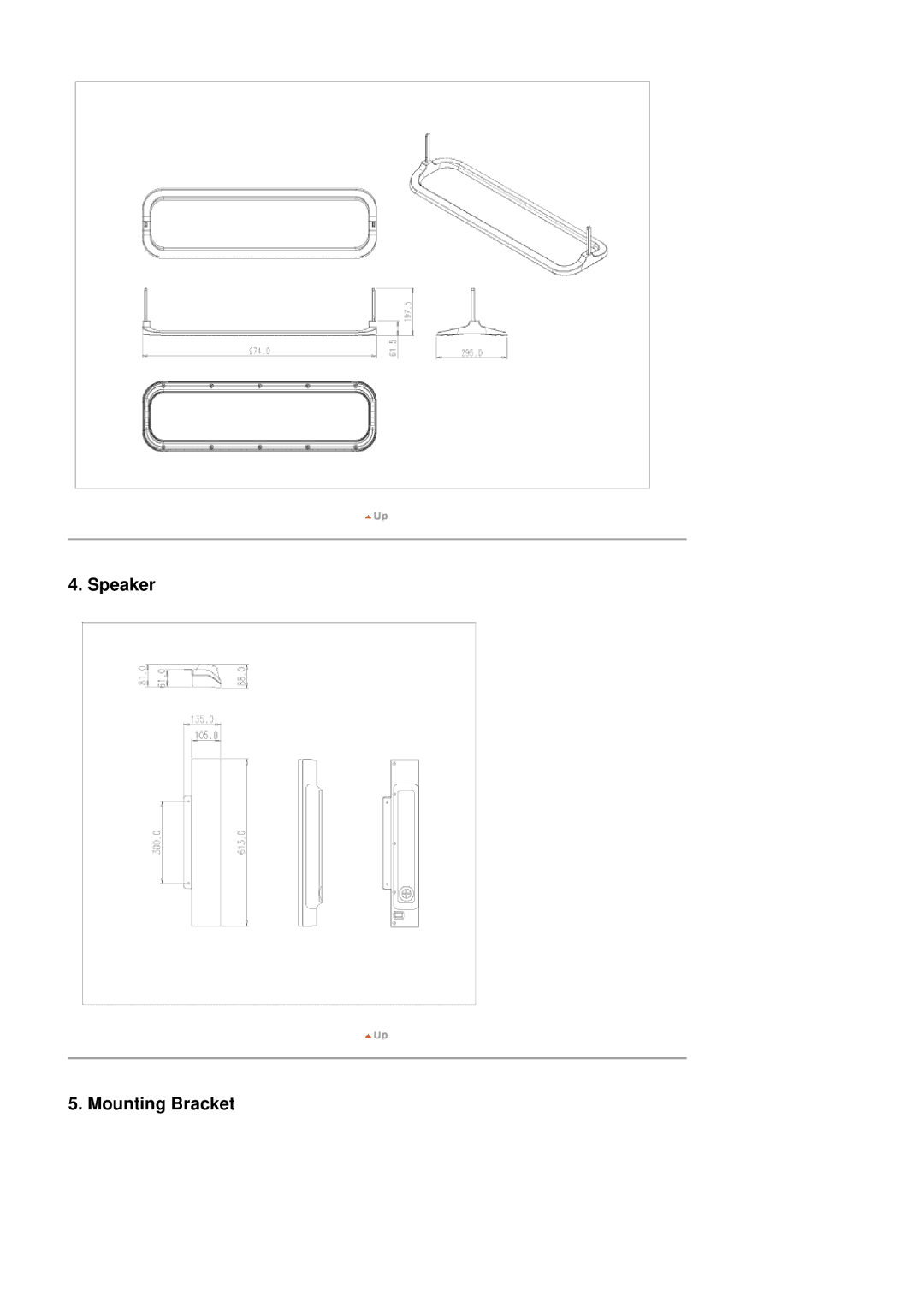 Samsung 403Tn manual Speaker Mounting Bracket 