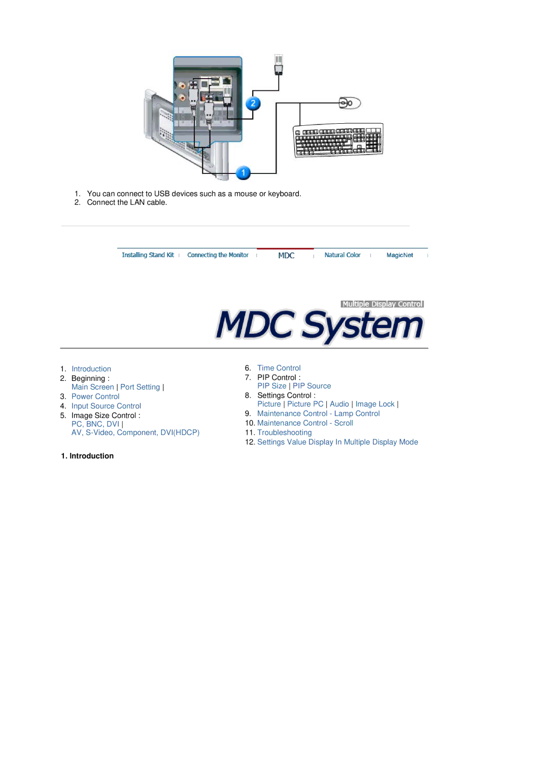 Samsung 403Tn manual Pc, Bnc, Dvi, Introduction 